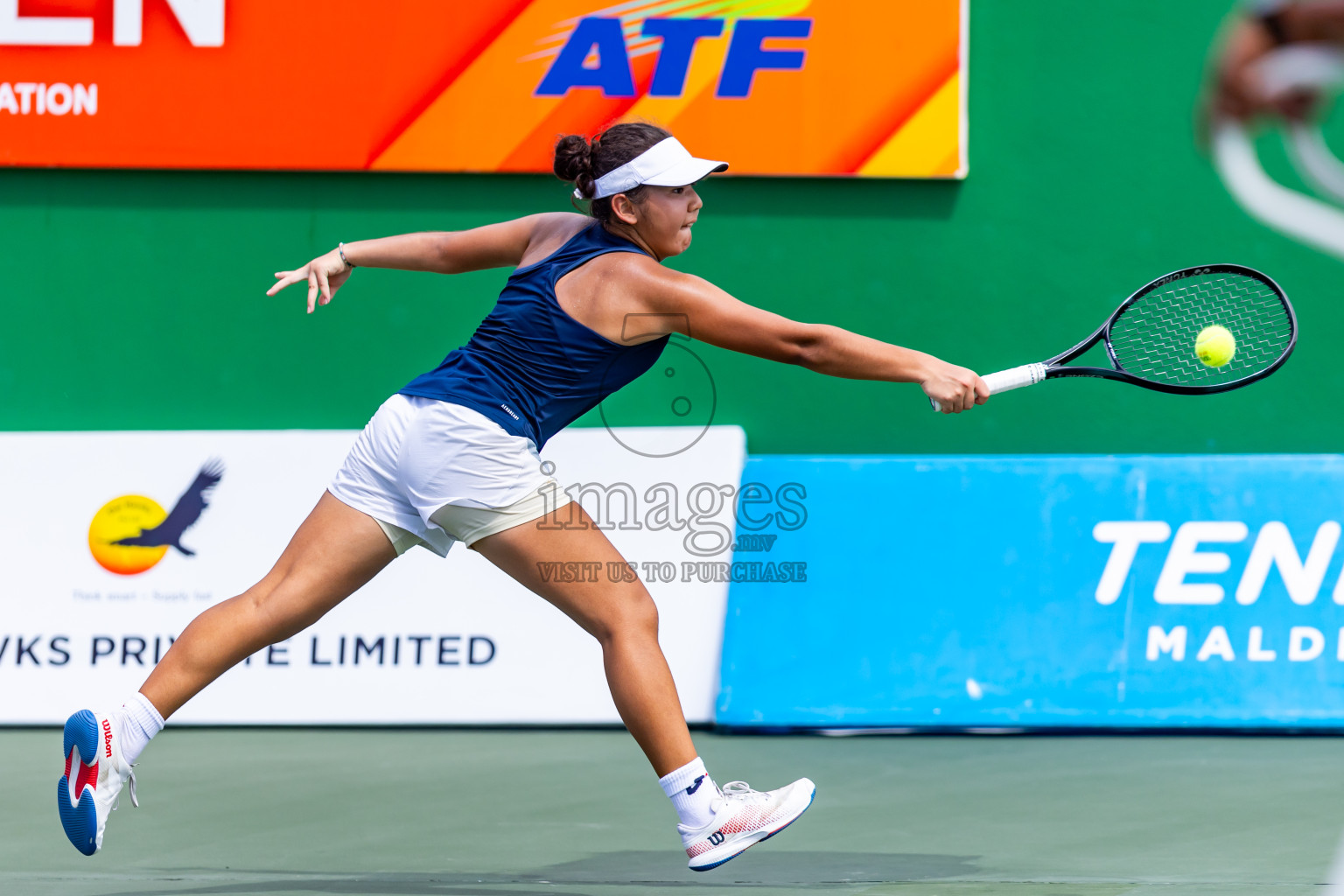Day 9 of ATF Maldives Junior Open Tennis was held in Male' Tennis Court, Male', Maldives on Friday, 20th December 2024. Photos: Nausham Waheed/ images.mv