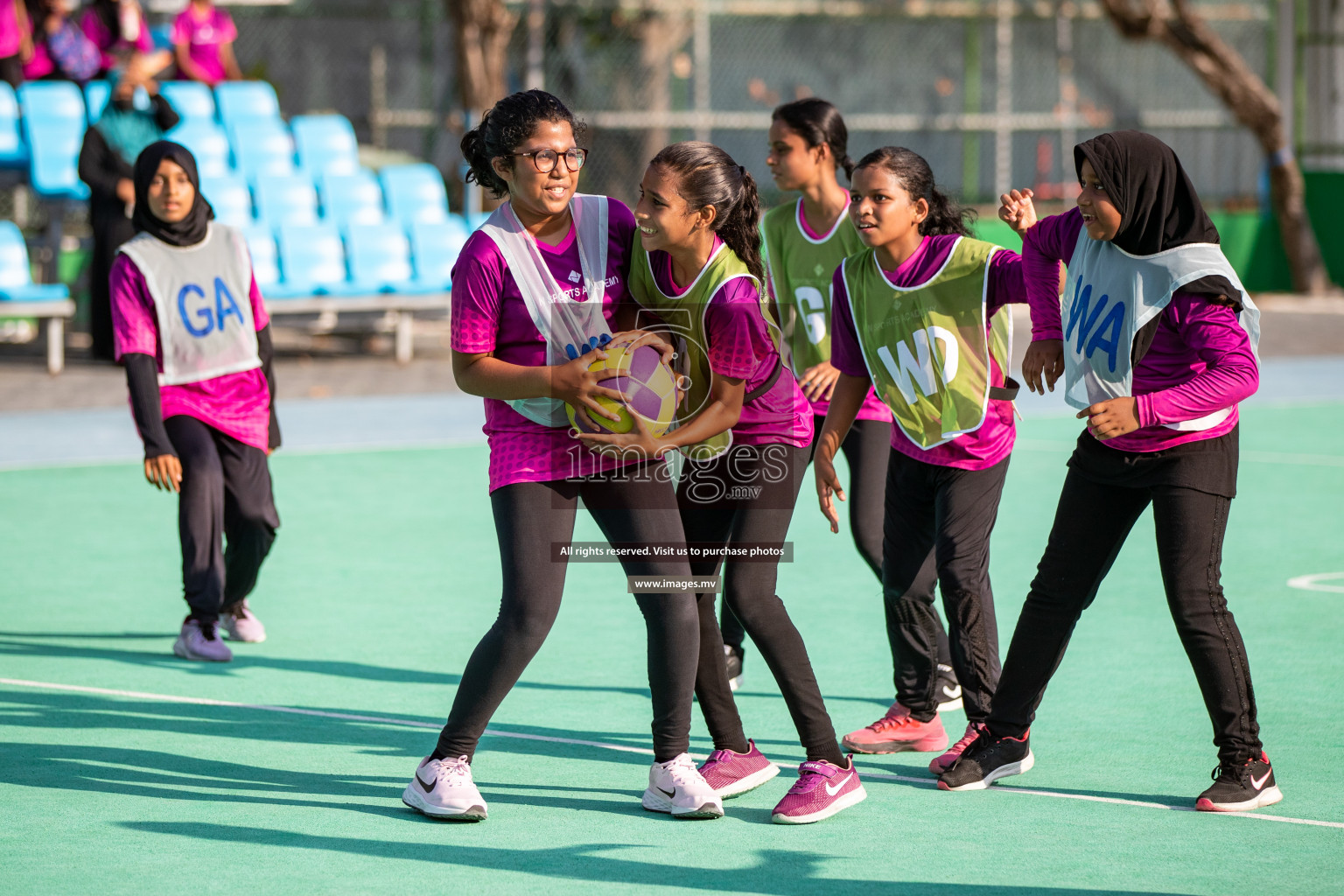 Day 8 of Junior Netball Championship 2022 on 11th March 2022 held in Male', Maldives. Photos by Nausham Waheed & Hassan Simah