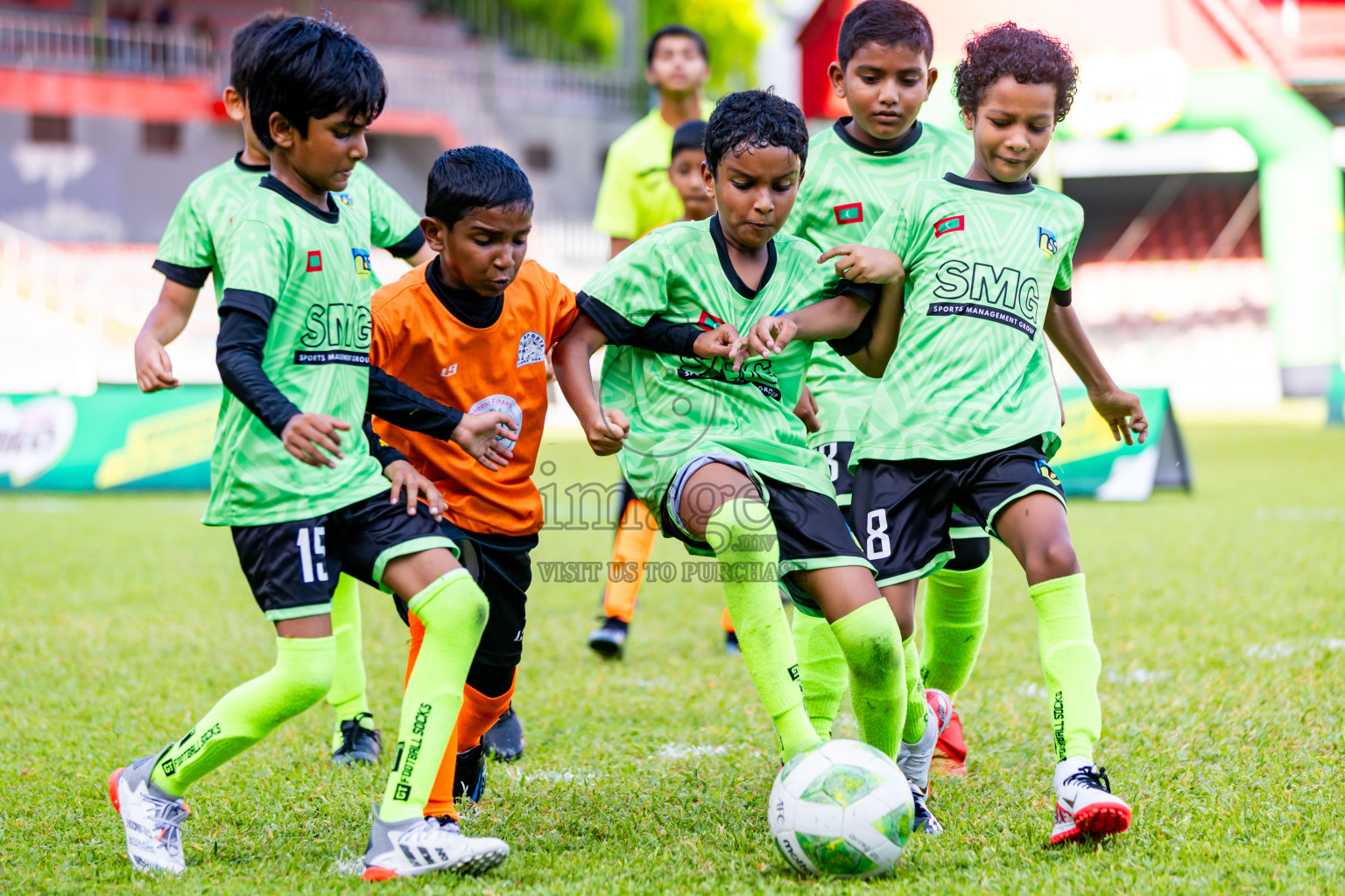 Day 2 of Under 10 MILO Academy Championship 2024 was held at National Stadium in Male', Maldives on Saturday, 27th April 2024. Photos: Nausham Waheed / images.mv