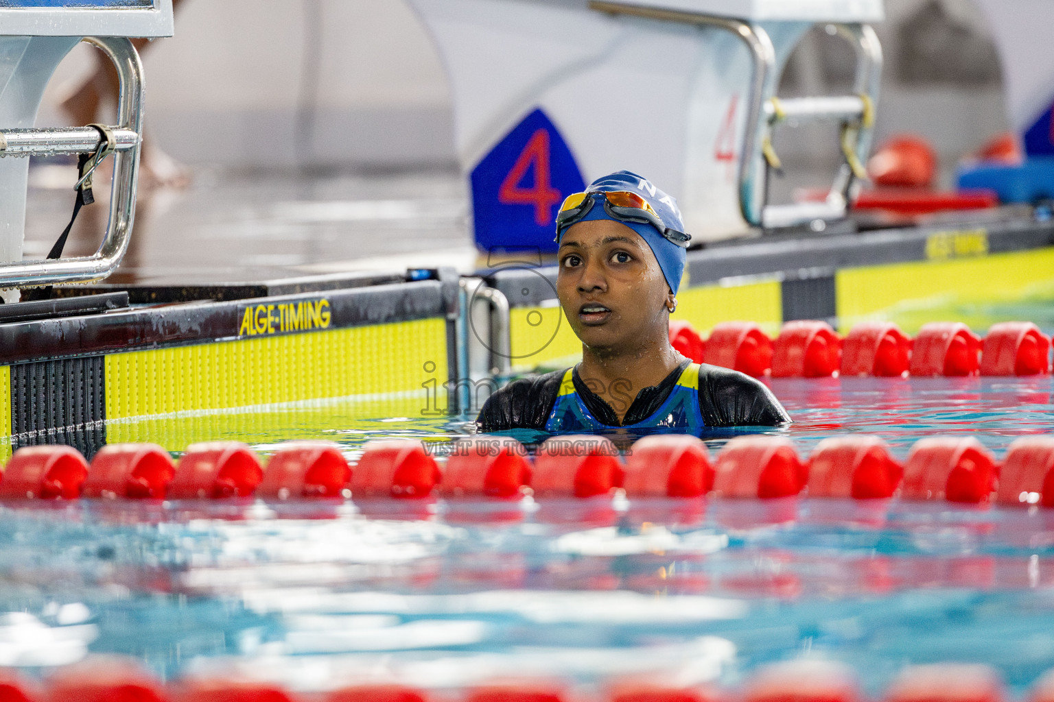 Day 4 of National Swimming Competition 2024 held in Hulhumale', Maldives on Monday, 16th December 2024. 
Photos: Hassan Simah / images.mv