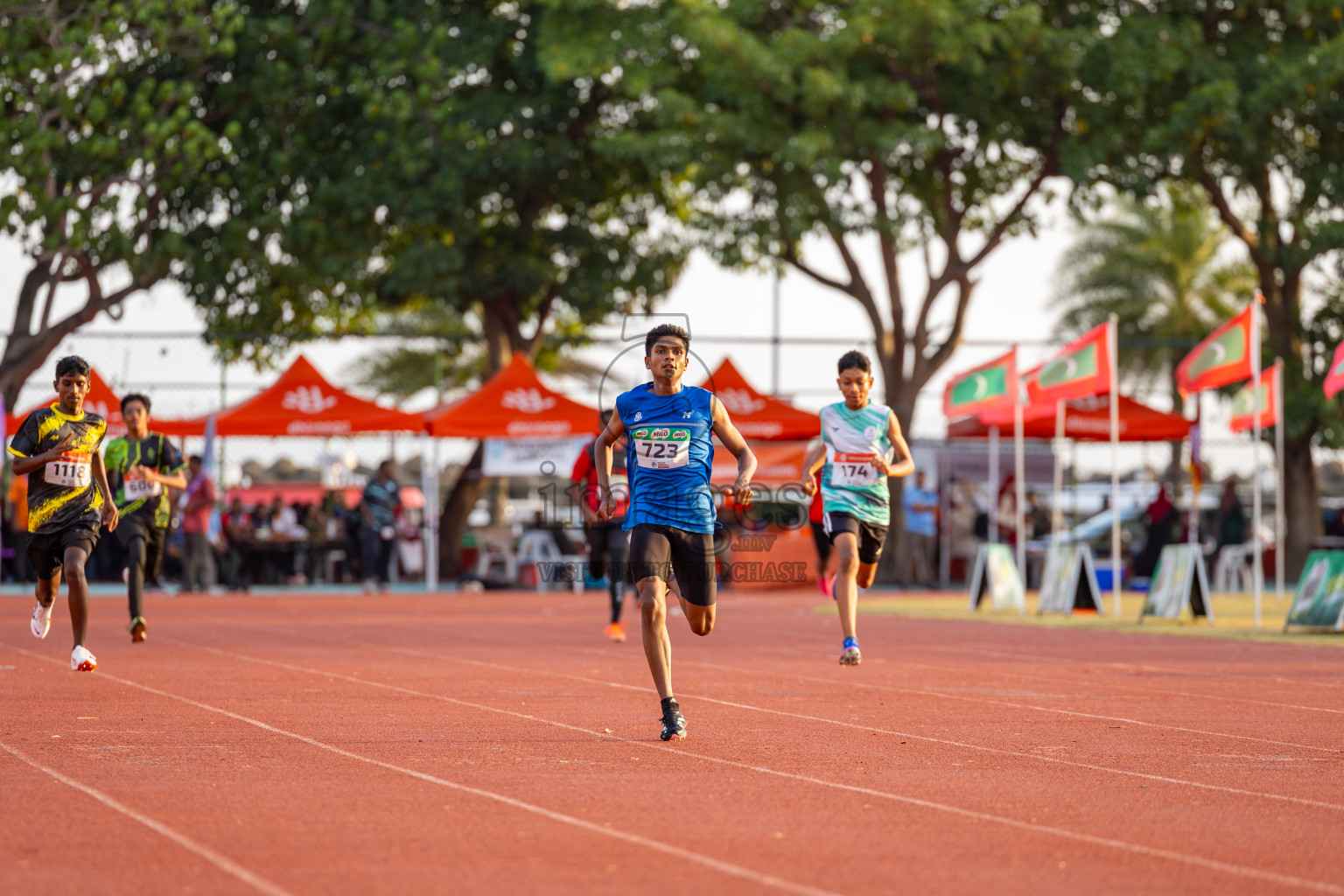 Day 1 of Inter-school Athletics Championship 2025 held in Ekuveni Synthetic Track, Male', Maldives on Monday, 06th October 2025. Photos by: Ismail Thoriq / Images.mv
