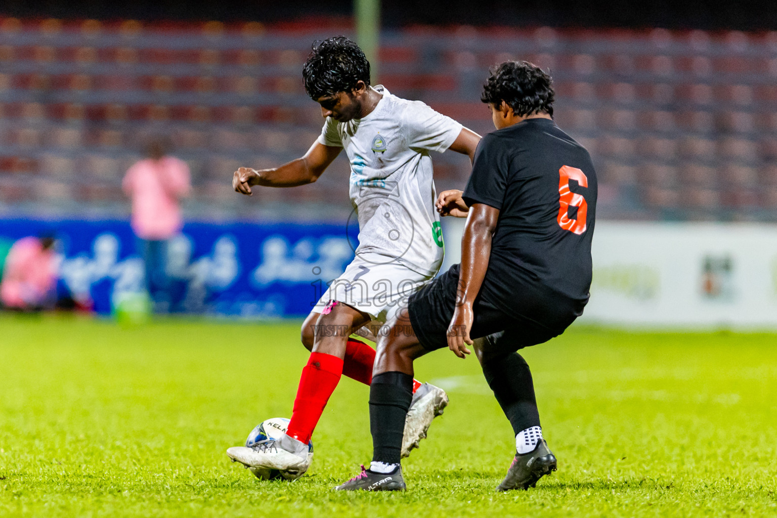 Club Green Street vs Club Eagles in Day 6 of Under 19 Youth Championship 2024 was held at National Stadium in Male', Maldives on Monday, 24th June 2024. Photos: Nausham Waheed / images.mv