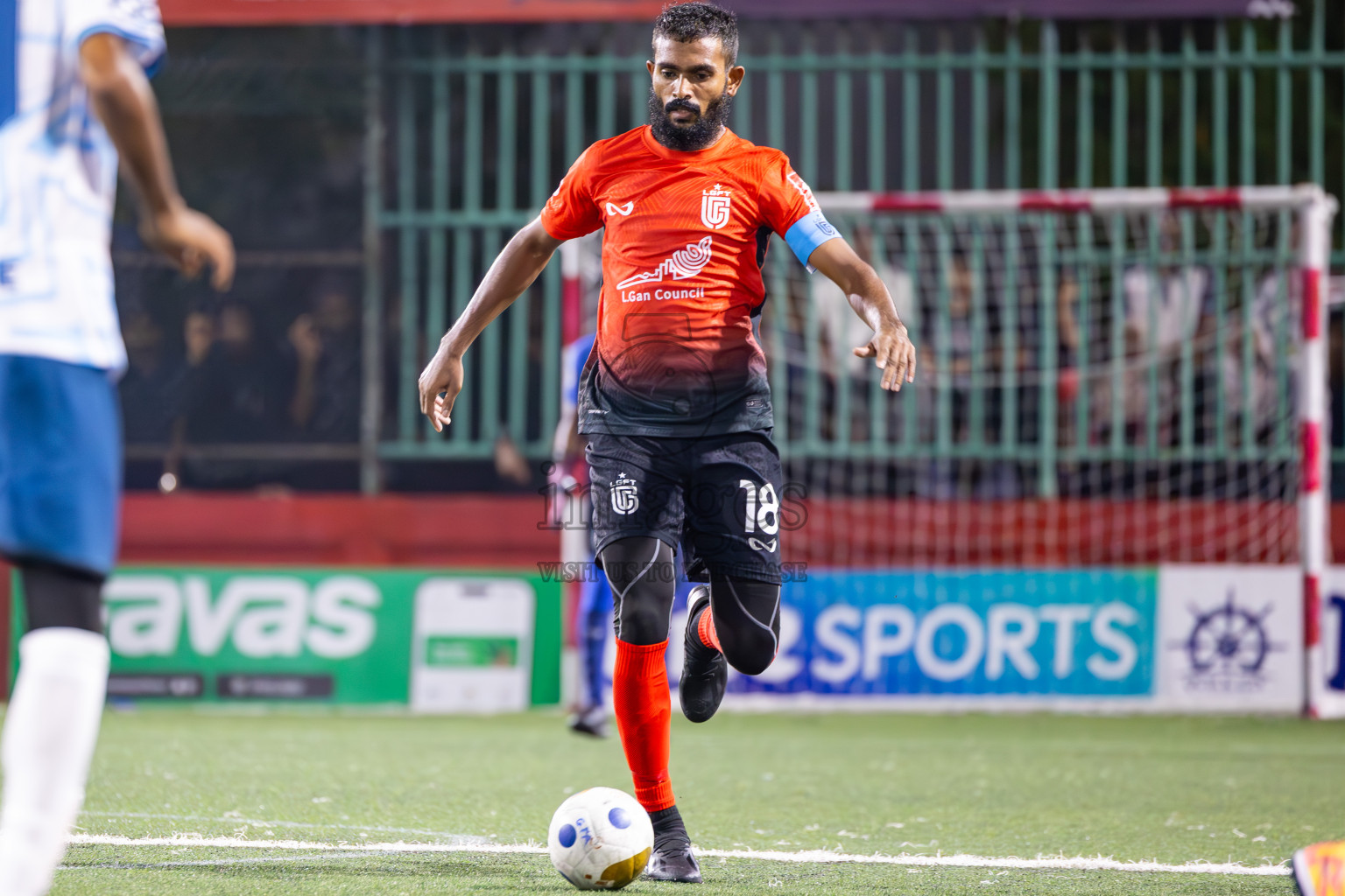 L Gan vs L Maabaidhoo in Day 14 of Golden Futsal Challenge 2025 was held on Saturday, 18th January 2025, in Hulhumale', Maldives. Photos: Ismail Thoriq / images.mv