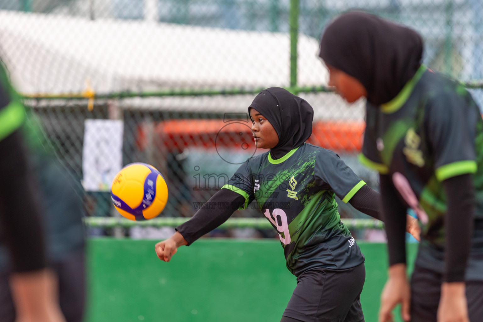 Day 9 of Interschool Volleyball Tournament 2024 was held in Ekuveni Volleyball Court at Male', Maldives on Saturday, 30th November 2024. Photos: Mohamed Mahfooz Moosa / images.mv