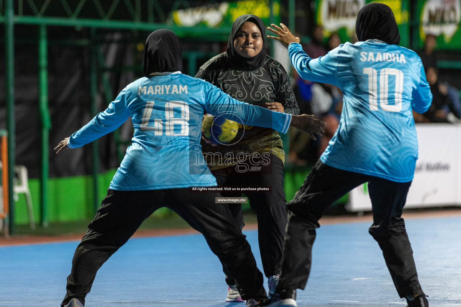 Day 5 of 7th Inter-Office/Company Handball Tournament 2023, held in Handball ground, Male', Maldives on Tuesday, 19th September 2023 Photos: Nausham Waheed/ Images.mv