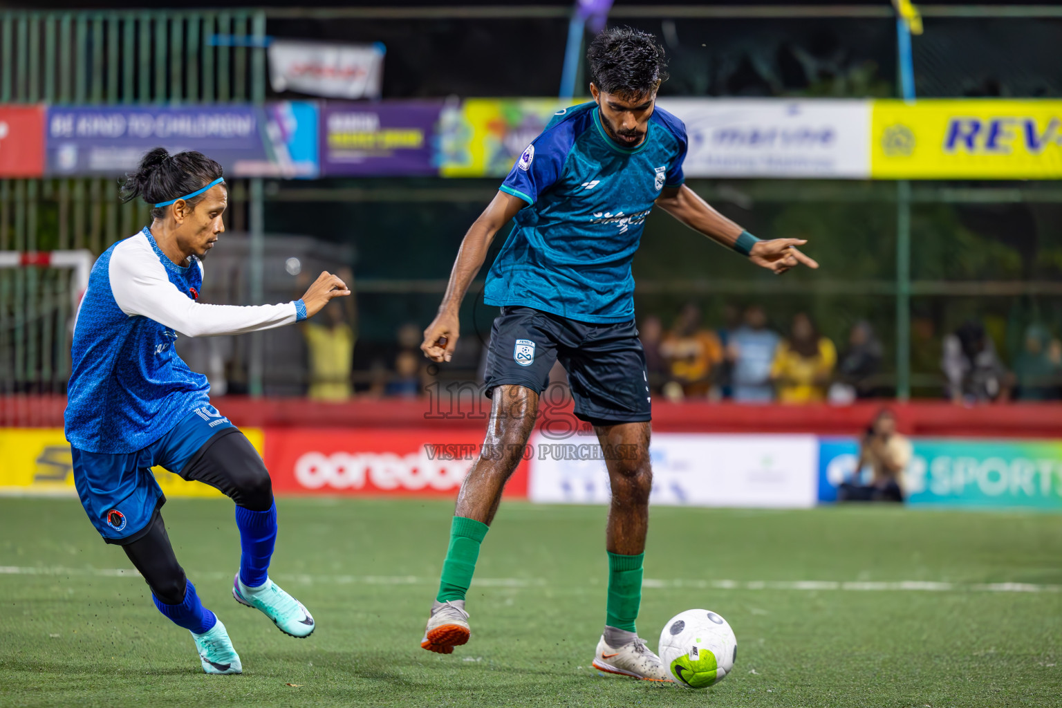 M Mulak vs F Bilehdhoo on Day 36 of Golden Futsal Challenge 2024 was held on Wednesday, 21st February 2024, in Hulhumale', Maldives
Photos: Ismail Thoriq, / images.mv