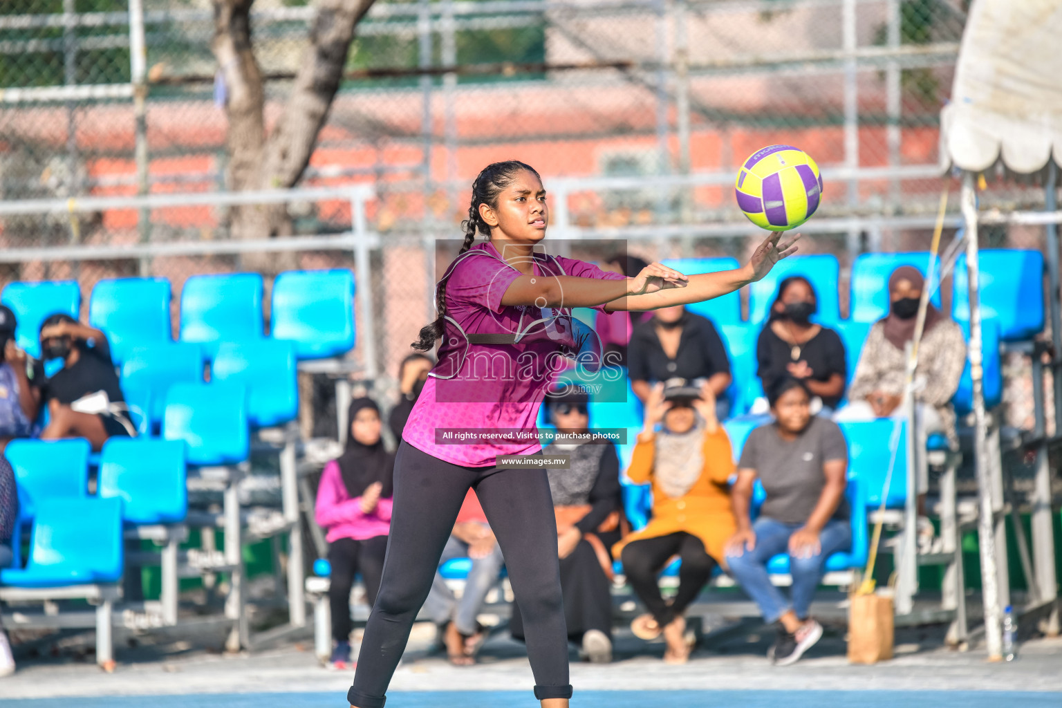 Day3 of Junior Netball Championship 2022 on 5 March 2022 held in Male', Maldives. Photos by Nausham Waheed.