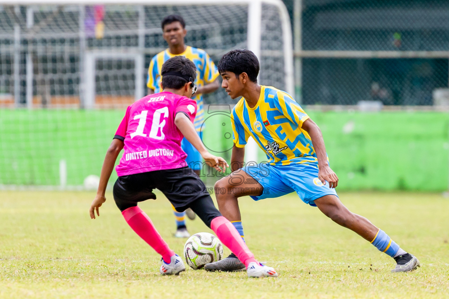 Club Valencia vs United Victory (U16) in Day 10 of Dhivehi Youth League 2024 held at Henveiru Stadium on Sunday, 15th December 2024. Photos: Nausham Waheed / Images.mv