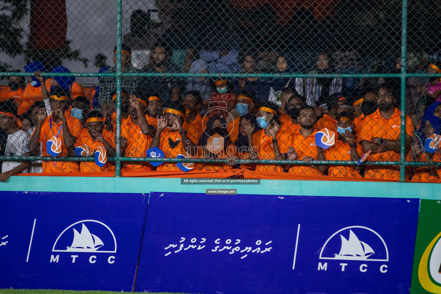 RRC Vs FSM in the Semi Finals of Club Maldives 2021 held in Hulhumale, Maldives on 19 December 2021. Photos: Ismail Thoriq / images.mv