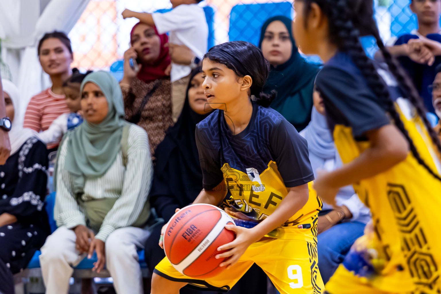 Day 3 of Milo 5 x 5 Junior Challenge 2025 - Basketball tournament held in Basketball Training Center, Male', Maldives on Saturday, 11th October 2025. Photos by: Nausham Waheed, Hassan Simah / Images.mv