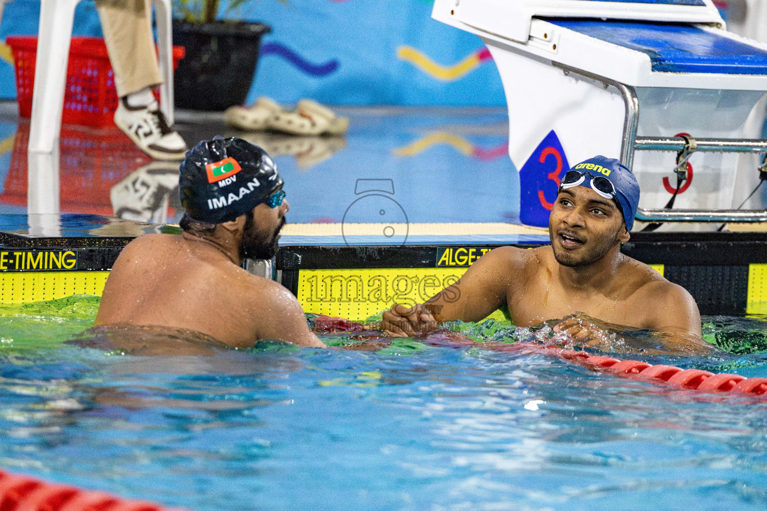 Day 5 of National Swimming Competition 2024 held in Hulhumale', Maldives on Tuesday, 17th December 2024. Photos: Hassan Simah / images.mv