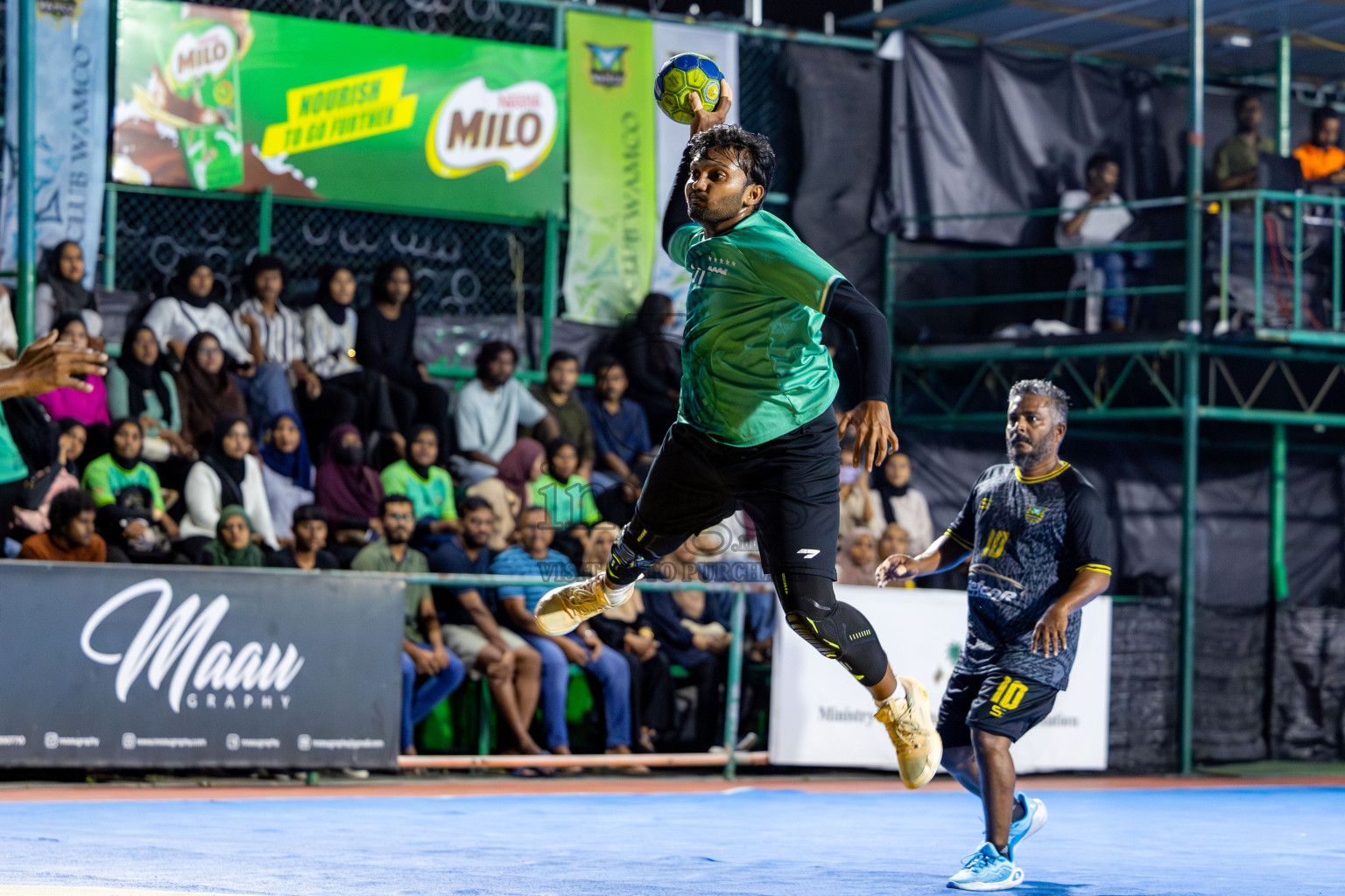 1st Division Final of 8th Inter-Office/Company Handball Tournament 2024, held in Handball ground, Male', Maldives on Tuesday, 11th September 2024 Photos: Nausham Waheed/ Images.mv