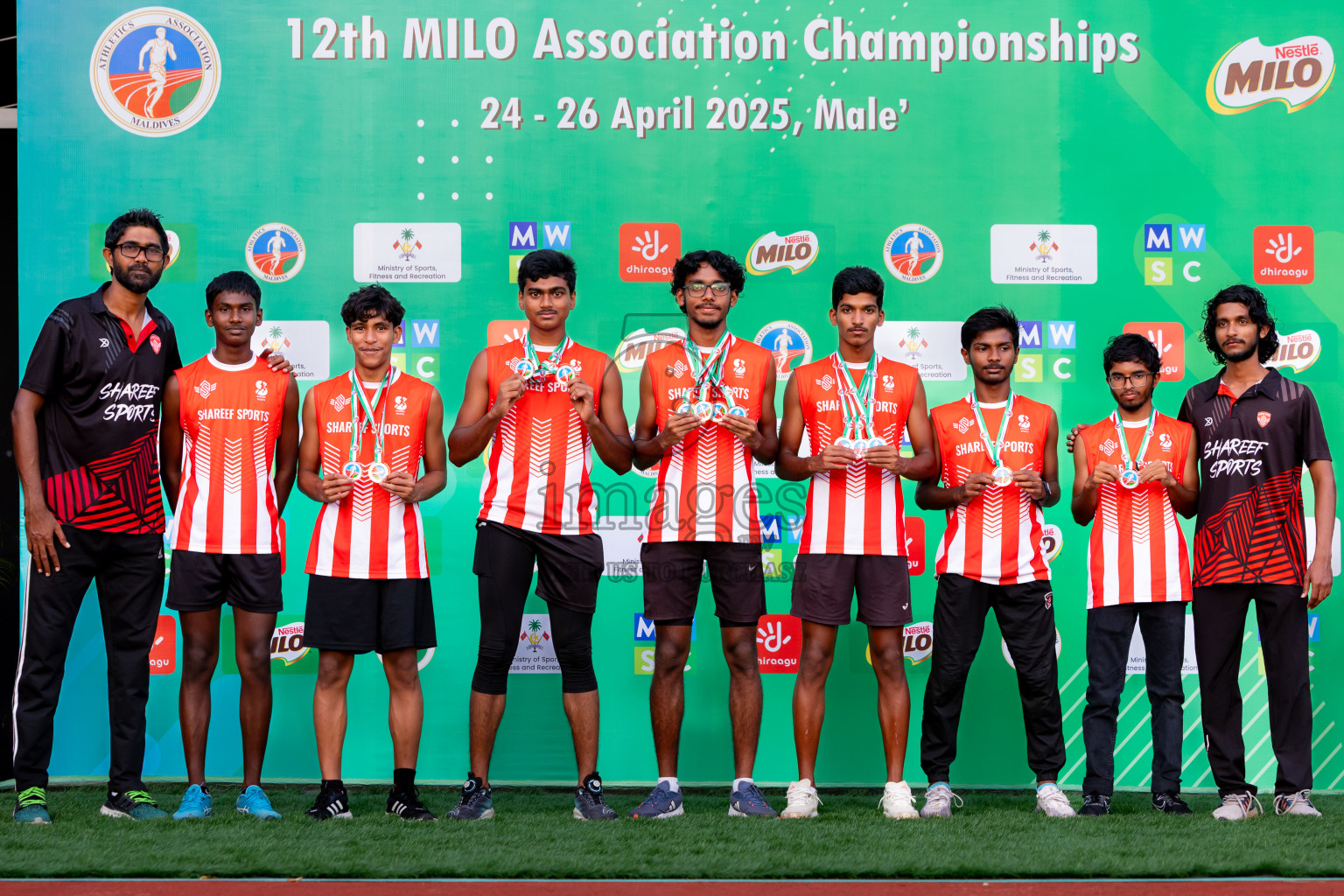 Day 3 of 12th Milo Association Championships was held in Ekuveni Track at Male', Maldives on Saturday, 26th April 2025. Photos: Nausham Waheed / images.mv