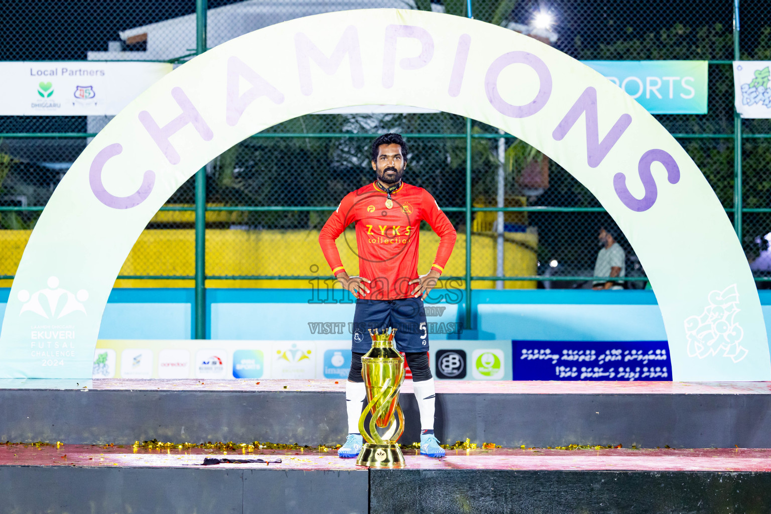 Dee Ess Kay vs Kovigoani in Final of Laamehi Dhiggaru Ekuveri Futsal Challenge 2024 was held on Wednesday, 31st July 2024, at Dhiggaru Futsal Ground, Dhiggaru, Maldives Photos: Nausham Waheed / images.mv