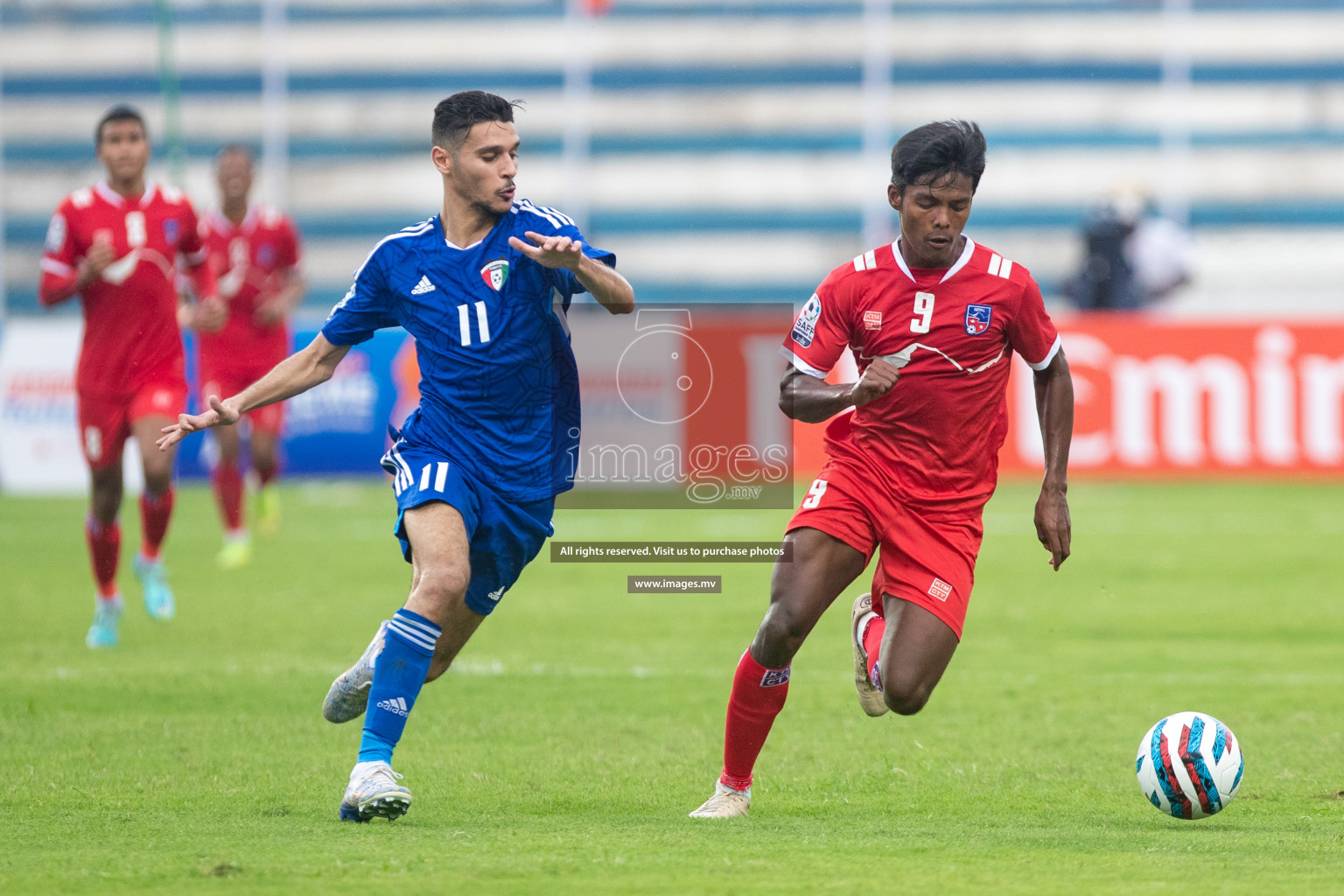 Kuwait vs Nepal in the opening match of SAFF Championship 2023 held in Sree Kanteerava Stadium, Bengaluru, India, on Wednesday, 21st June 2023. Photos: Nausham Waheed / images.mv