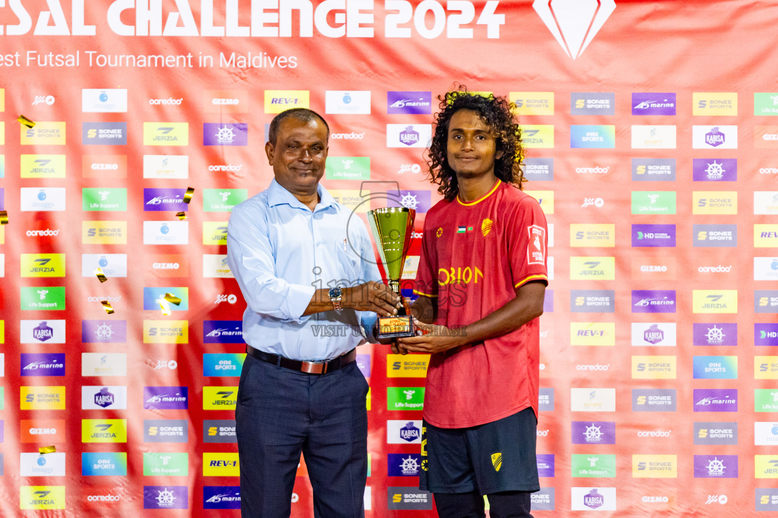 Dh Kudahuvadhoo vs Dh Maaenboodhoo in Day 24 of Golden Futsal Challenge 2024 was held on Wednesday  , 7th February 2024 in Hulhumale', Maldives Photos: Nausham Waheed / images.mv