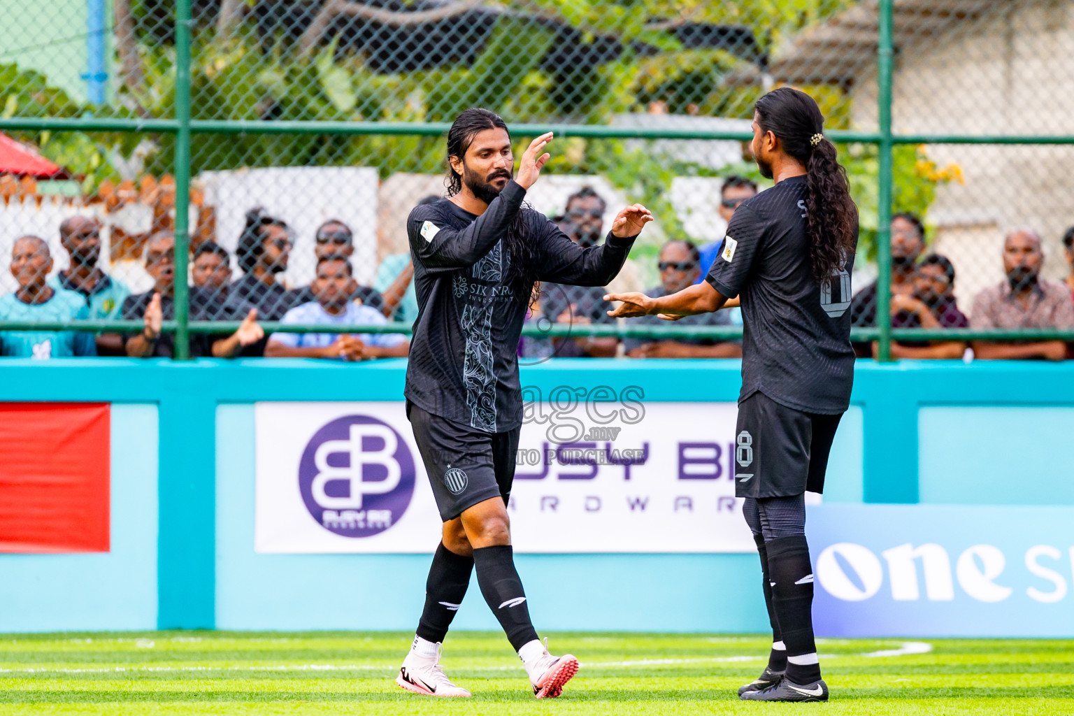 Raiymandhoo FC vs Dee Cee Jay SC in Day 1 of Laamehi Dhiggaru Ekuveri Futsal Challenge 2024 was held on Friday, 26th July 2024, at Dhiggaru Futsal Ground, Dhiggaru, Maldives Photos: Nausham Waheed / images.mv