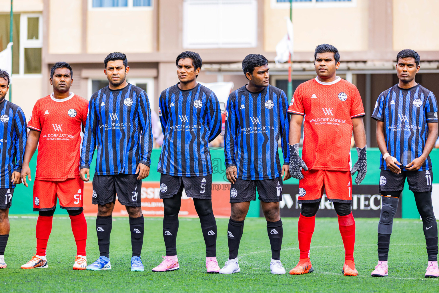 Waldorf Astoria vs Hard Rock Hotel in Semi Finals of Resort League 2025 (South Male Zone) day 14 was held on Thursday, 16th October 2025 in Crossroads's Maldives, Photos: Areef Adam / images.mv