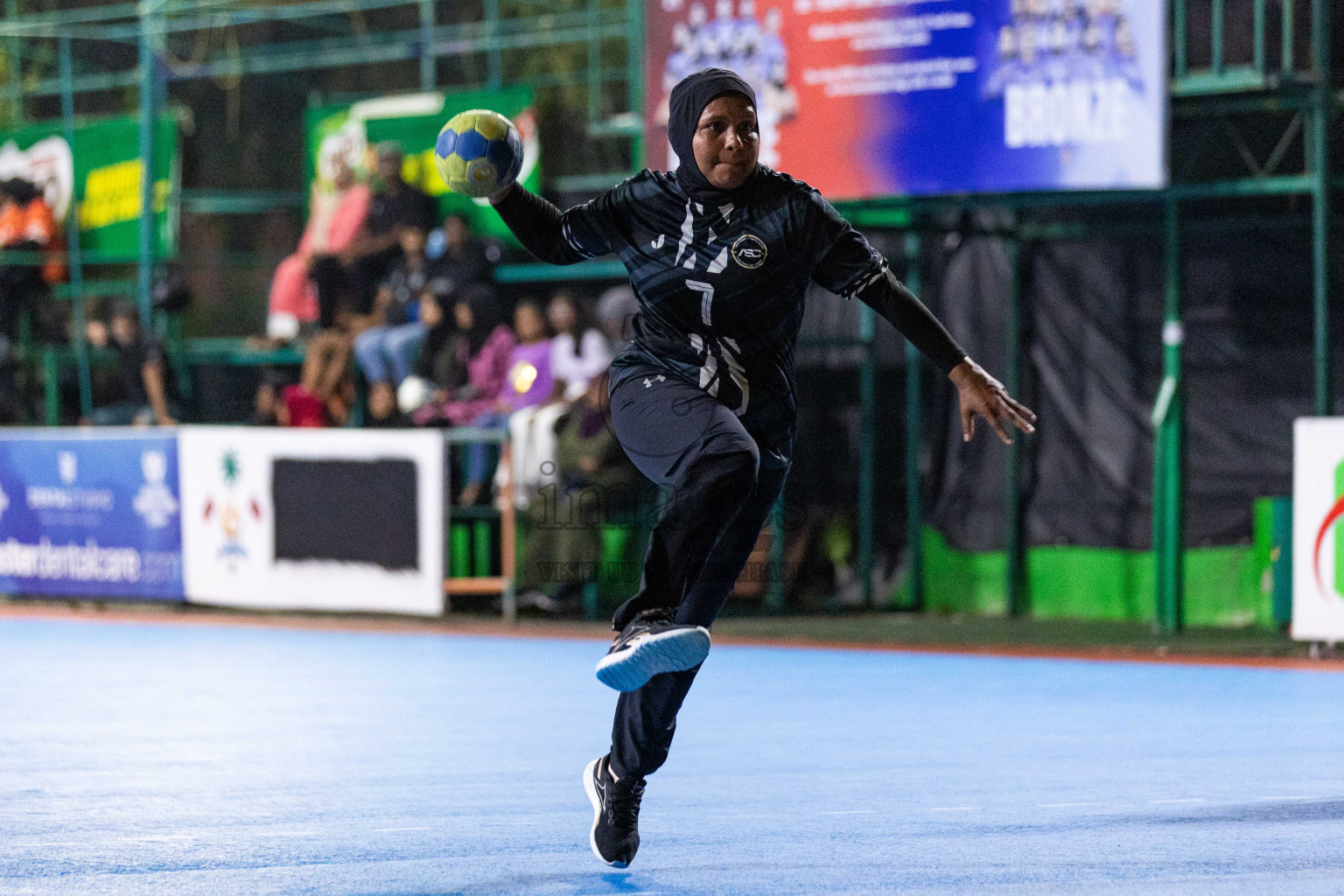 Day 16 of 10th National Handball Tournament 2023, held in Handball ground, Male', Maldives on Wednesday, 13th December 2023 Photos: Nausham Waheed/ Images.mv