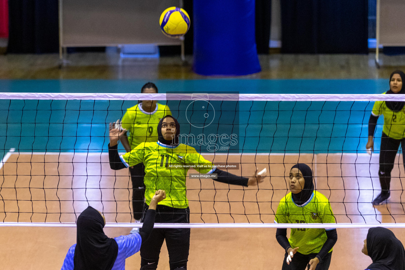 Volleyball Association Cup 2022-Women's Division-Match Day 5 was held in Male', Maldives on Friday, 27th May 2022 at Social Center Indoor Hall Photos By: Ismail Thoriq/images.mv