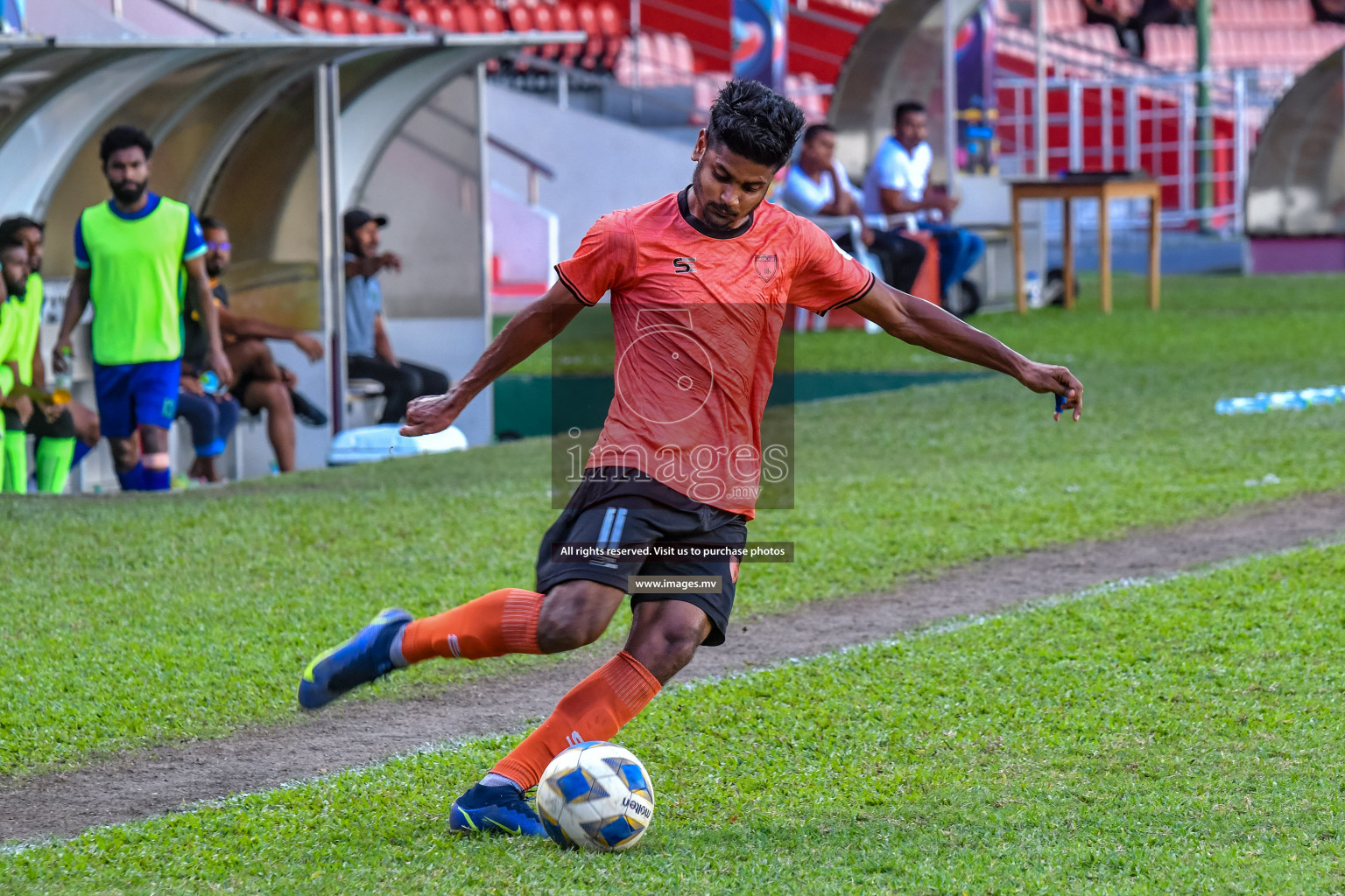 Club Eagles vs Super United sports in the FA Cup 2022 on 15th Aug 2022, held in National Football Stadium, Male', Maldives Photos: Nausham Waheed / Images.mv