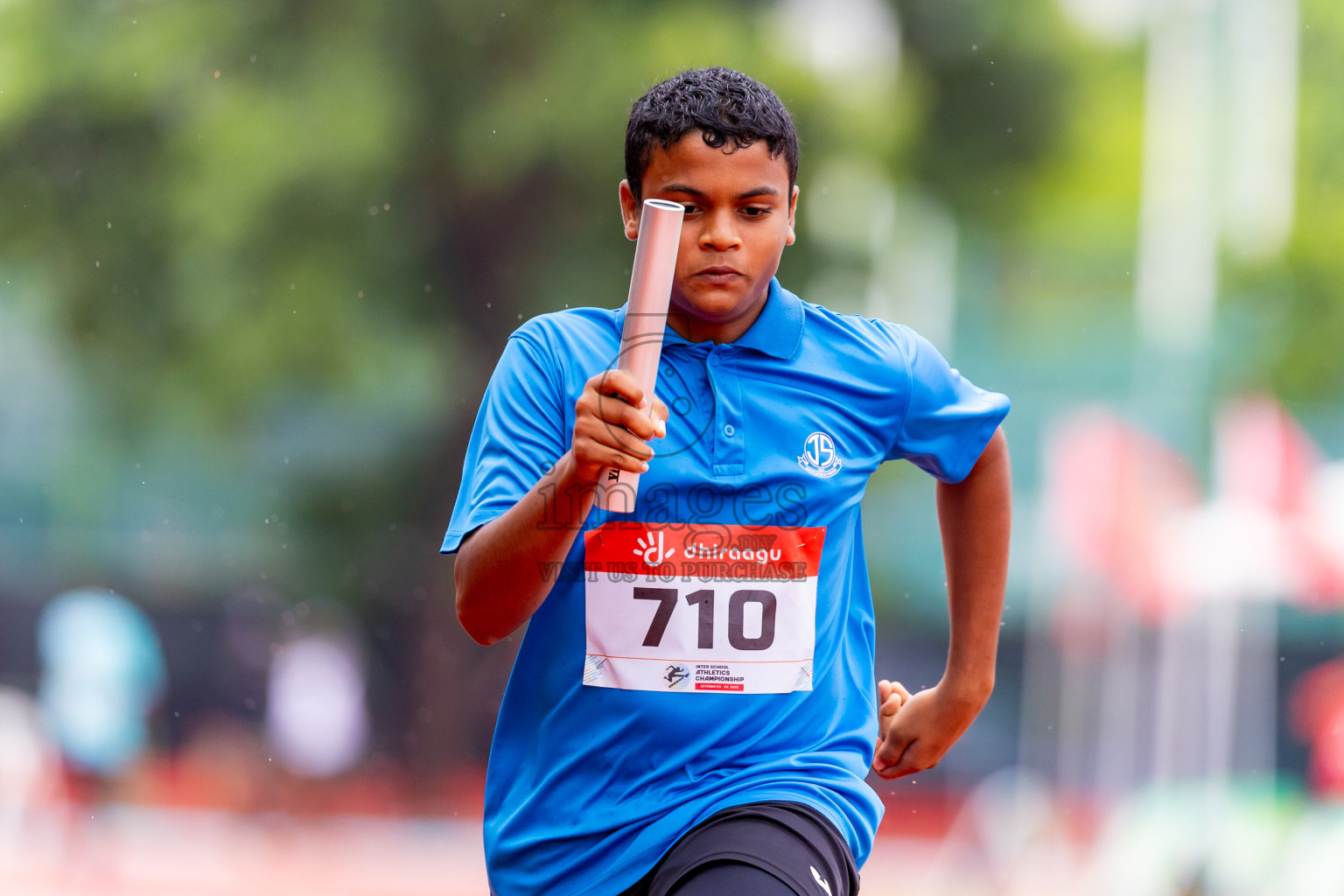 Day 6 of Inter-school Athletics Championship 2025 held in Ekuveni Synthetic Track, Male', Maldives on Sunday, 12th October 2025. Photos by: Nausham Waheed / Images.mv