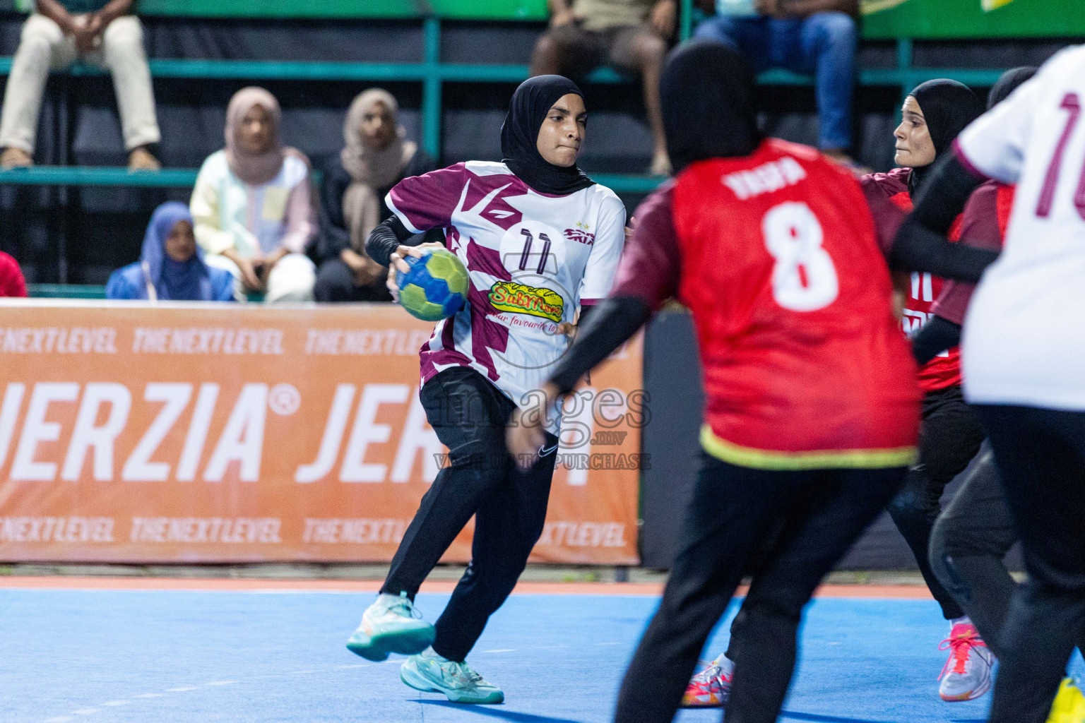 Division one Final 10th National Handball Tournament 2023, held in Handball ground, Male', Maldives on Saturday, 13th January 2023 Photos: Nausham Waheed/ Images.mv