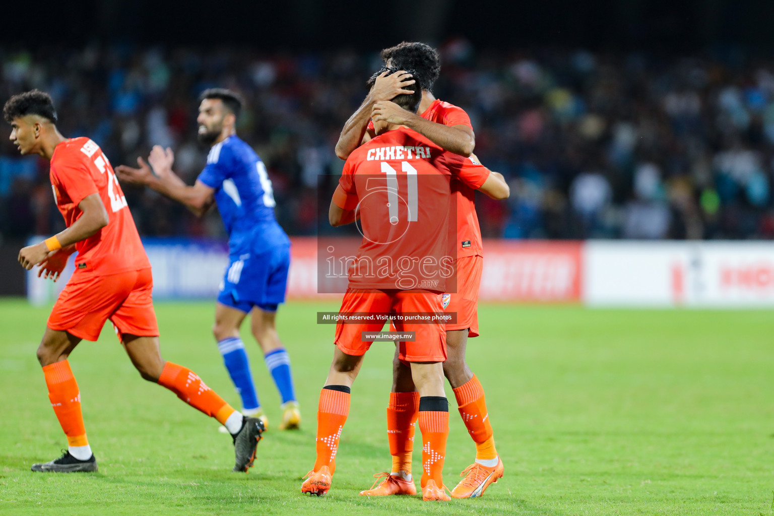 Kuwait vs India in the Final of SAFF Championship 2023 held in Sree Kanteerava Stadium, Bengaluru, India, on Tuesday, 4th July 2023. Photos: Nausham Waheed, Hassan Simah / images.mv