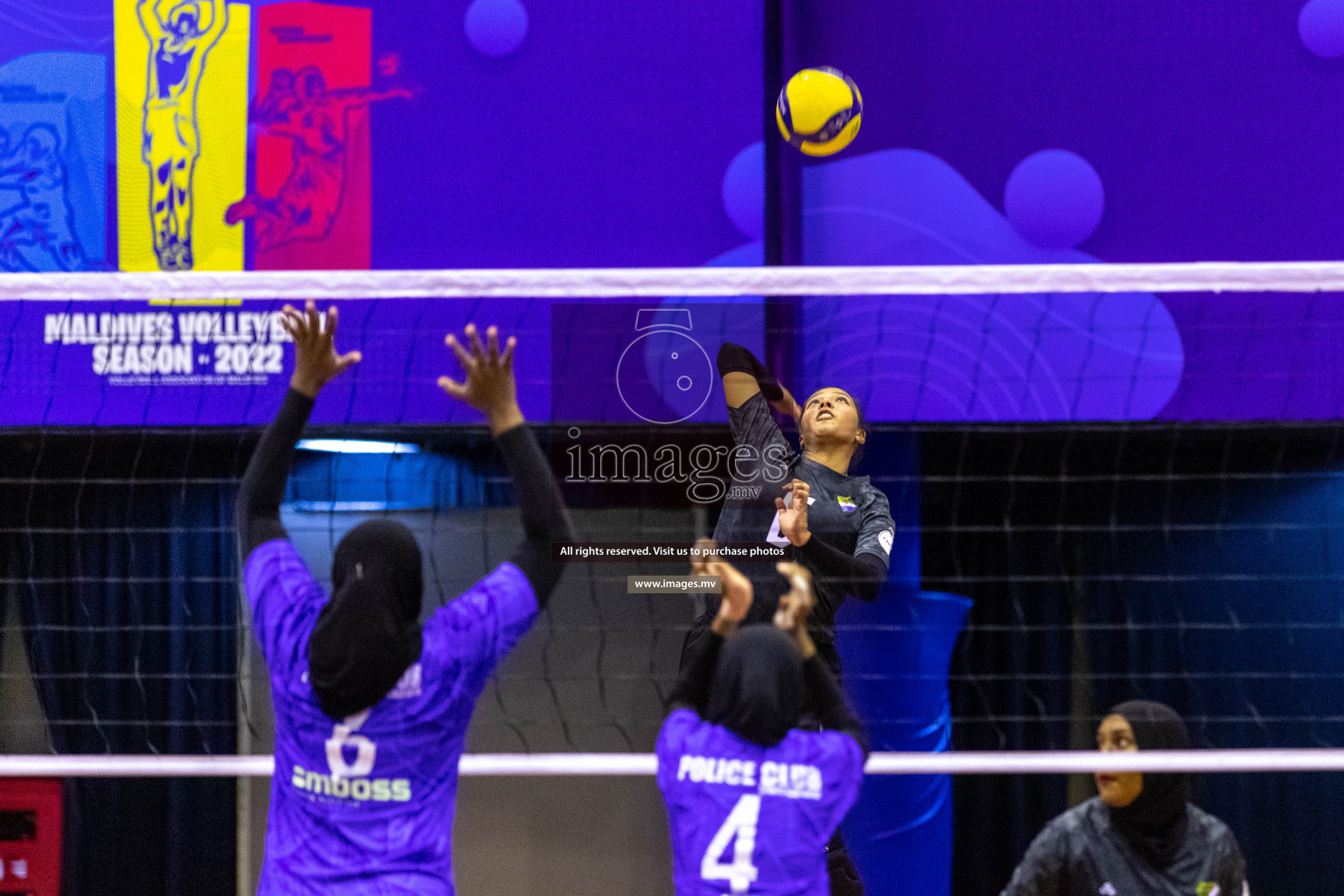 Volleyball Association Cup 2022-Women's Division-Match Day 5 was held in Male', Maldives on Friday, 27th May 2022 at Social Center Indoor Hall Photos By: Ismail Thoriq/images.mv