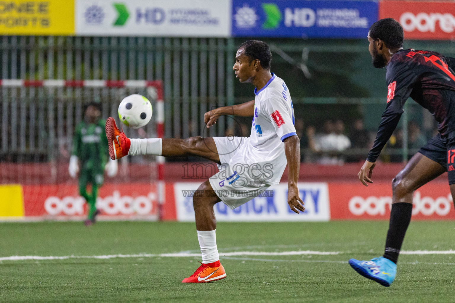 HA. Ihavandhoo vs HA. Muraidhoo in Day 1 of Golden Futsal Challenge 2024 was held on Monday, 15th January 2024, in Hulhumale', Maldives Photos: Nausham Waheed  / images.mv