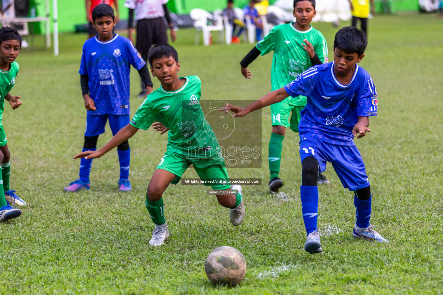 Day 2 of Nestle kids football fiesta, held in Henveyru Football Stadium, Male', Maldives on Thursday, 12th October 2023 Photos: Ismail Thoriq / Images.mv