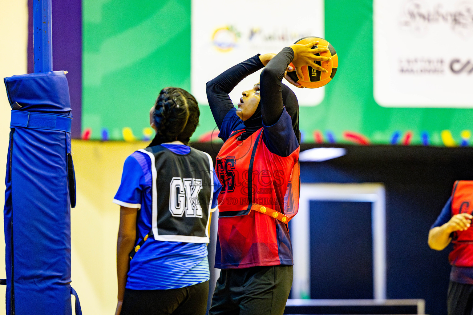 MV Netters vs Club Matrix in Day 3 of 21st National Netball Tournament was held in Social Canter at Male', Maldives on Saturday, 18th May 2024. Photos: Nausham Waheed / images.mv