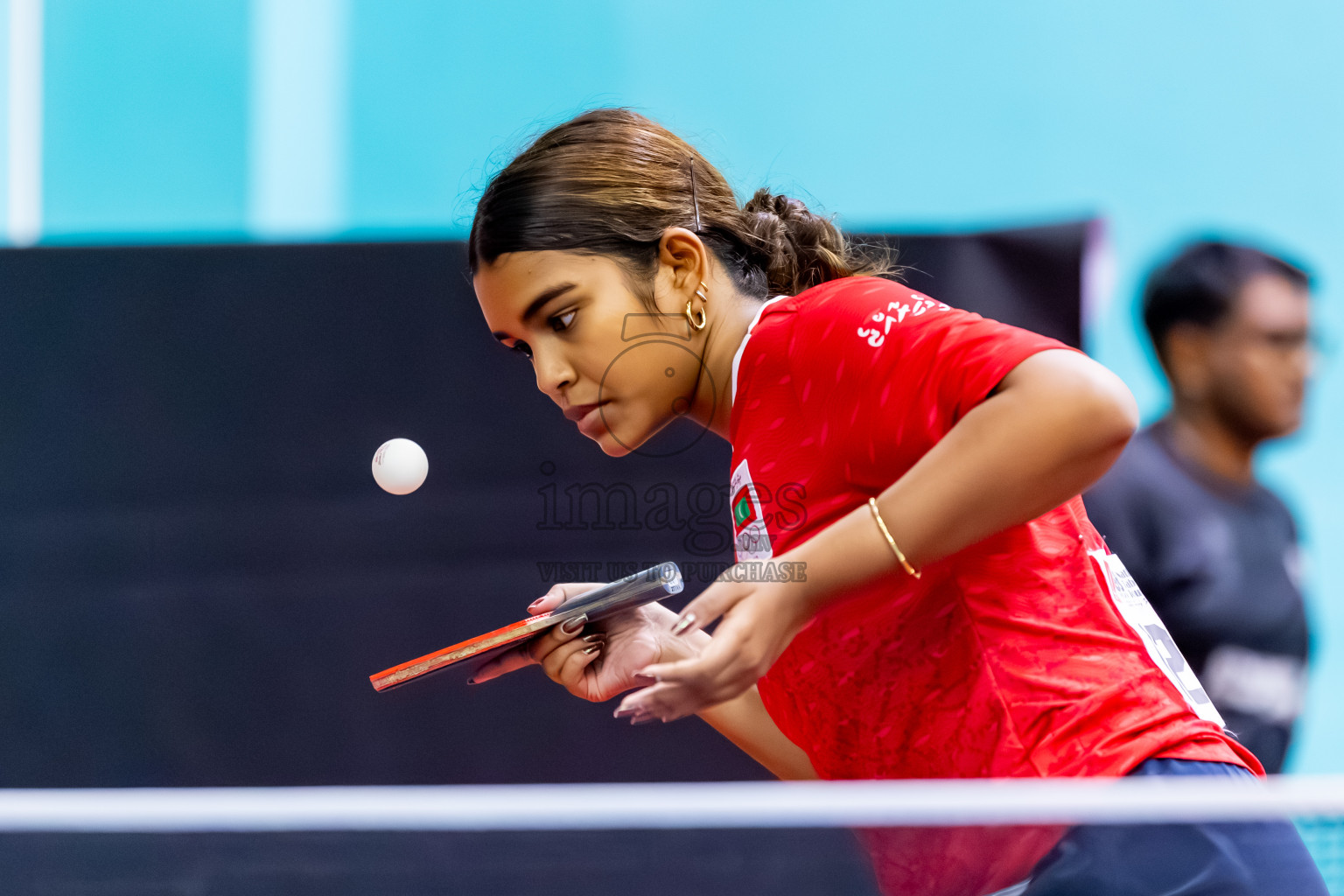 Day 5 of BML 63rd National Table Tennis Tournament 2025 was held on Friday, 29th August 2025 in Male' TT Hall, Male', Maldives. Photos: Nausham Waheed / images.mv
