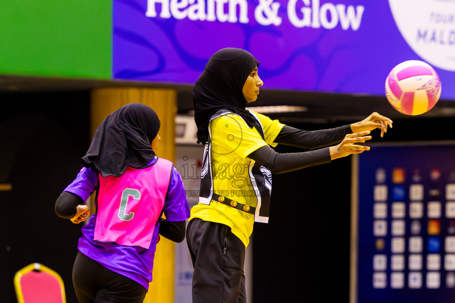 KYRC vs Invicto SC in Day 1 of 24th Milo Netball Association Championship held in Social Center at Male', Maldives on Monday, 1st September 2025. Photos: Nausham Waheed / images.mv