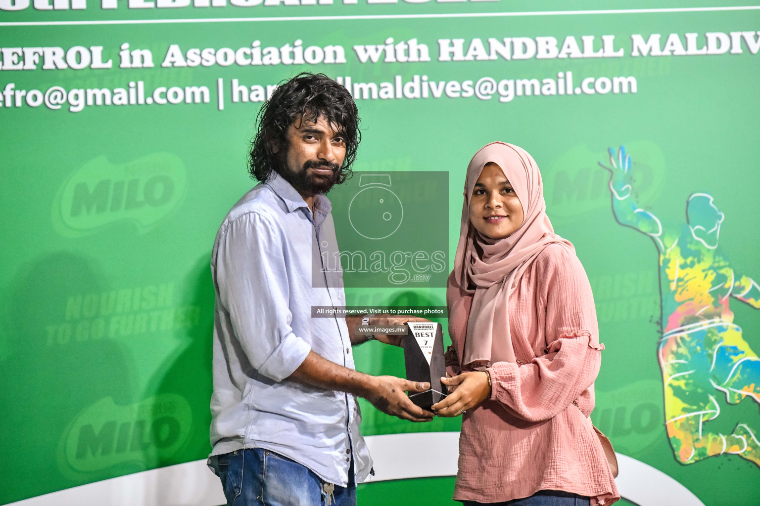 Final of Milo 6th Inter Office Handball Tournament 2022 - Photos by Nausham Waheed