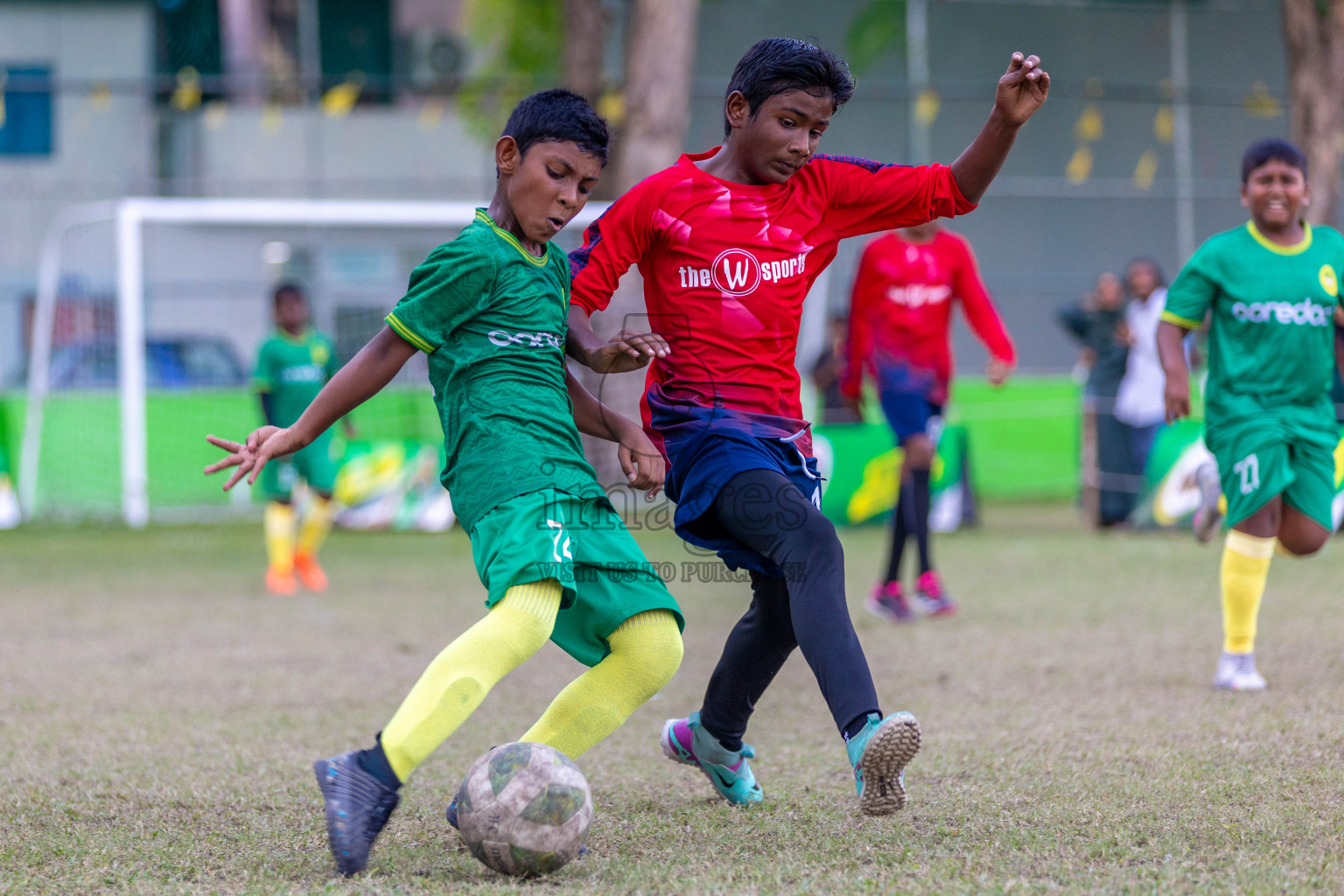 Day 2  of MILO Academy Championship 2024 - U12 was held at Henveiru Grounds in Male', Maldives on Thursday, 5th July 2024. Photos: Shuu Abdul Sattar / images.mv