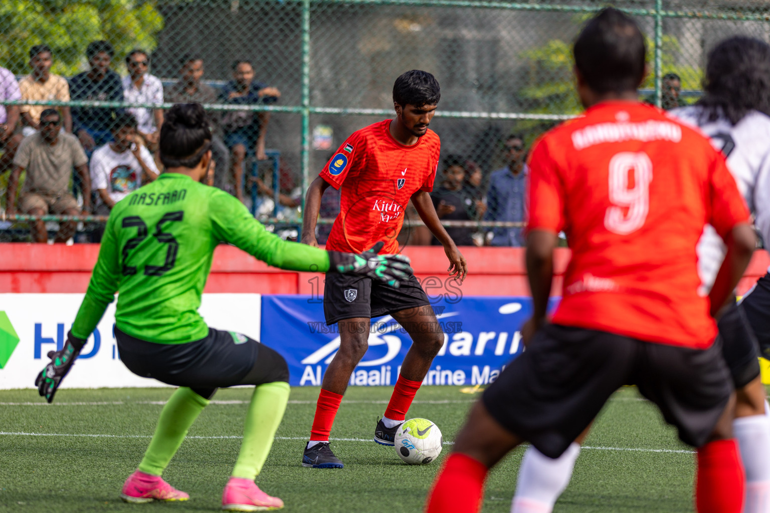 Sh. Kanditheemu  VS  Sh. Foakaidhoo in Day 12 of Golden Futsal Challenge 2024 was held on Friday, 26th January 2024, in Hulhumale', Maldives 
Photos: Hassan Simah / images.mv