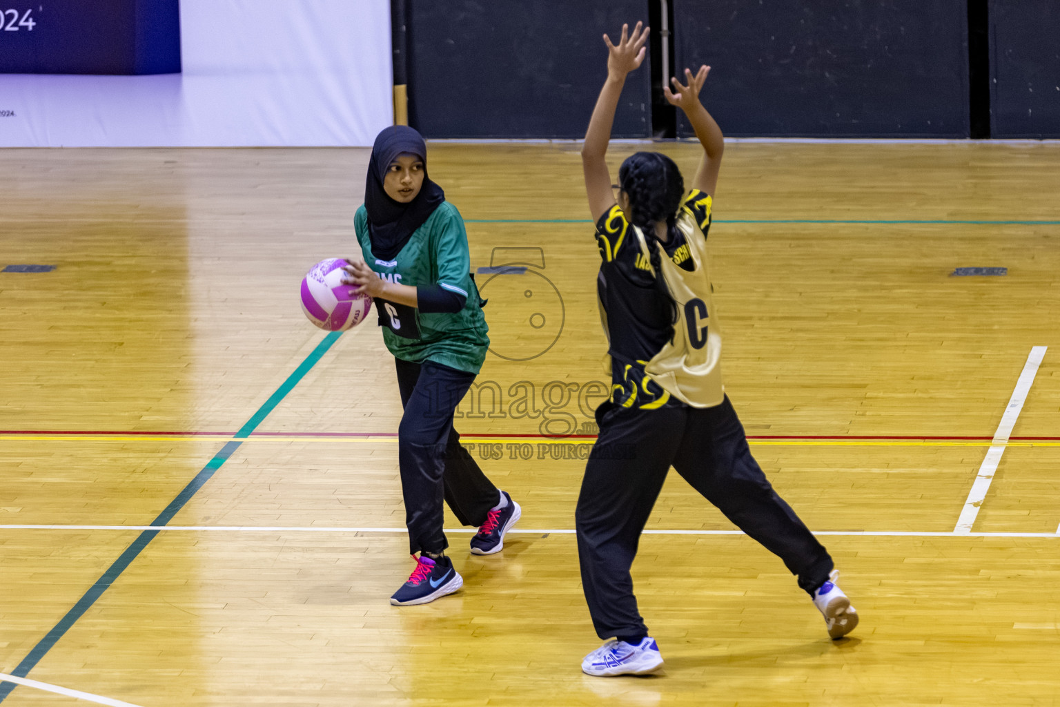 Day 8 of 26th Inter-School Netball Tournament 2025 was held in Social Center Indoor Hall on Sunday, 26th October 2025. Photos: Hassan Simah / images.mv