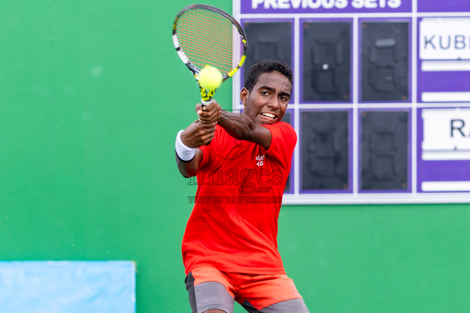 Day 7 of ATF Maldives Junior Open Tennis was held in Male' Tennis Court, Male', Maldives on Wednesday, 18th December 2024. Photos: Nausham Waheed/ images.mv