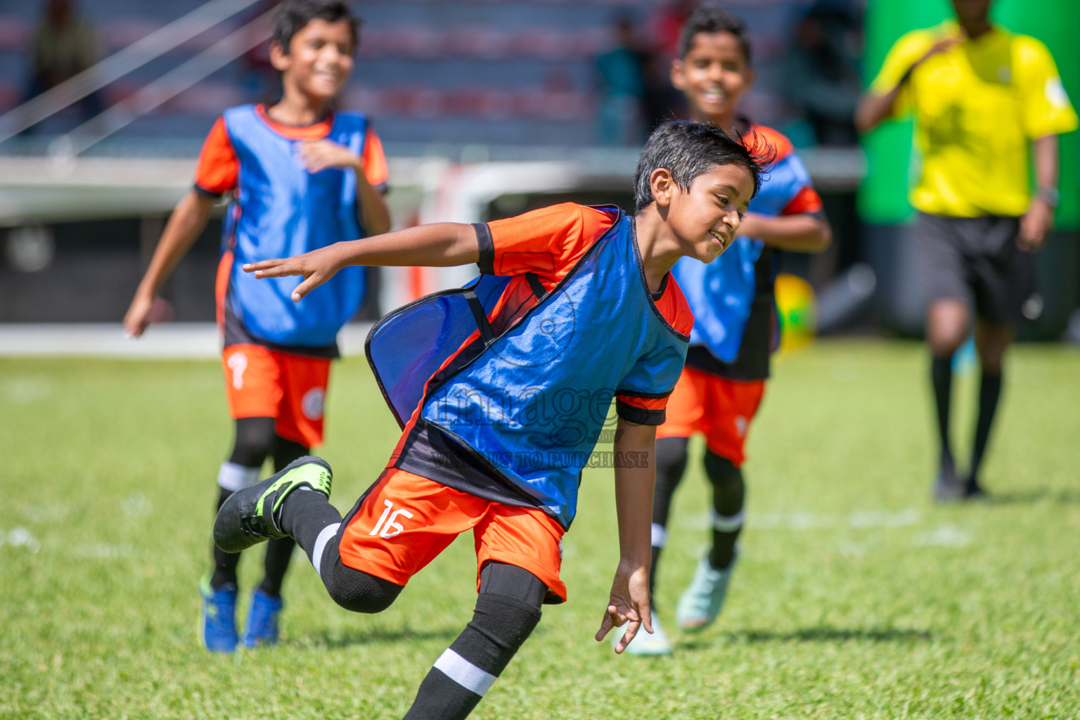 Day 1 of Under 10 MILO Academy Championship 2024 was held at National Stadium in Male', Maldives on Friday, 26th April 2024. Photos: Mohamed Mahfooz Moosa / images.mv