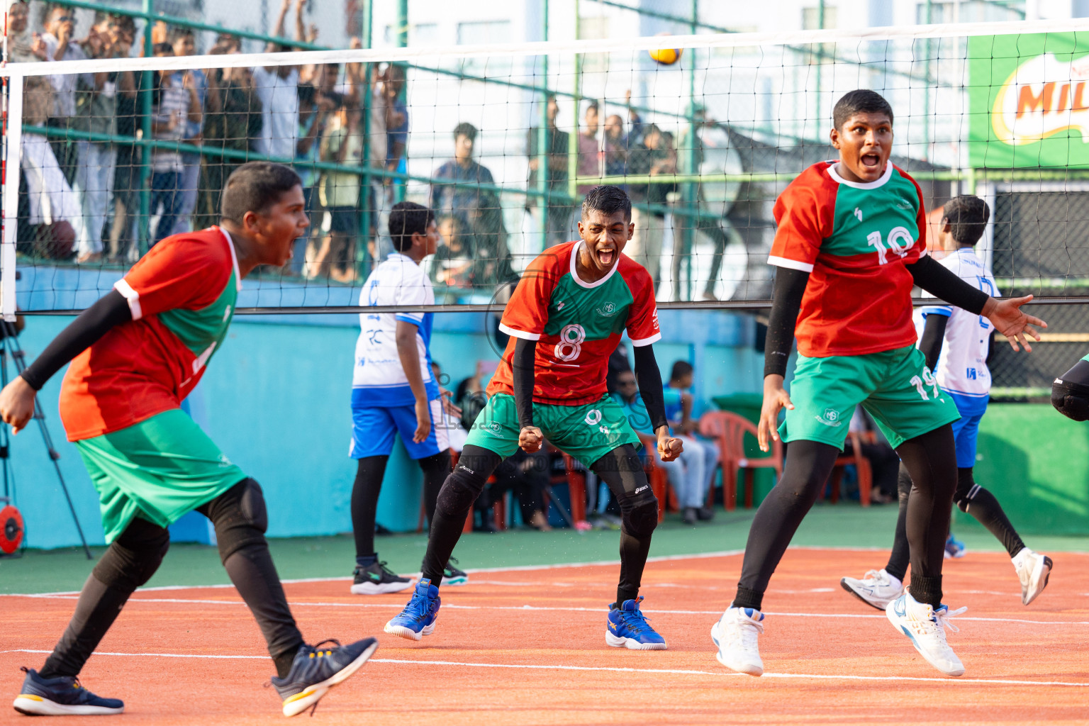 Day 10 of Interschool Volleyball Tournament 2024 was held in Ekuveni Volleyball Court at Male', Maldives on Sunday, 1st December 2024.
Photos: Ismail Thoriq / images.mv