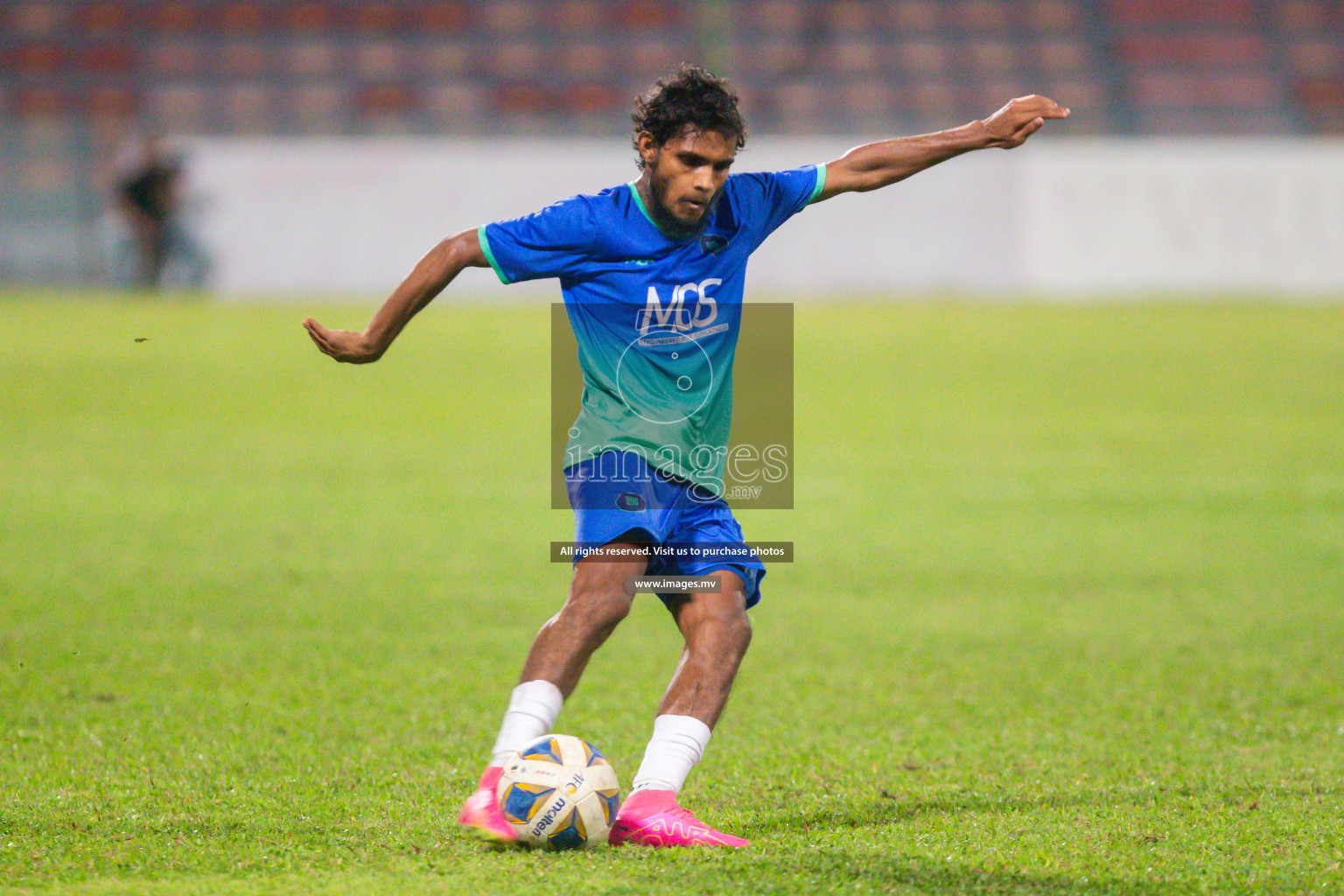 President's Cup 2023 Semi Final - Maziya Sports & Recreation vs Super United Sports, held in National Football Stadium, Male', Maldives  Photos: Mohamed Mahfooz Moosa/ Images.mv