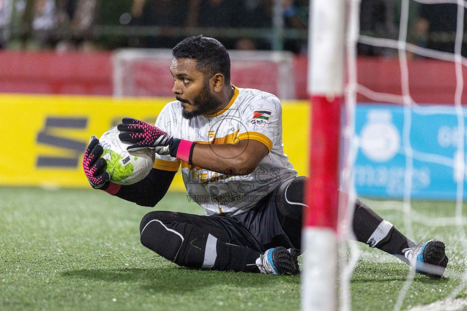 ADh Kunburudhoo vs Ash Fenfushi in Day 7 of Golden Futsal Challenge 2024 was held on Saturday, 20th January 2024, in Hulhumale', Maldives Photos: Nausham Waheed / images.mv