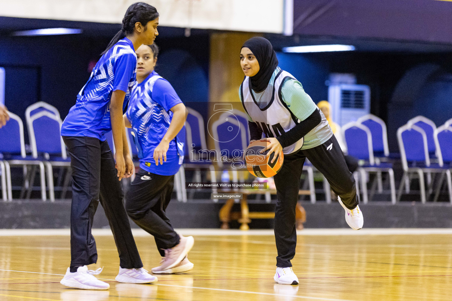 24th Interschool Netball Tournament 2023 was held in Social Center, Male', Maldives on 27th October 2023. Photos: Nausham Waheed / images.mv