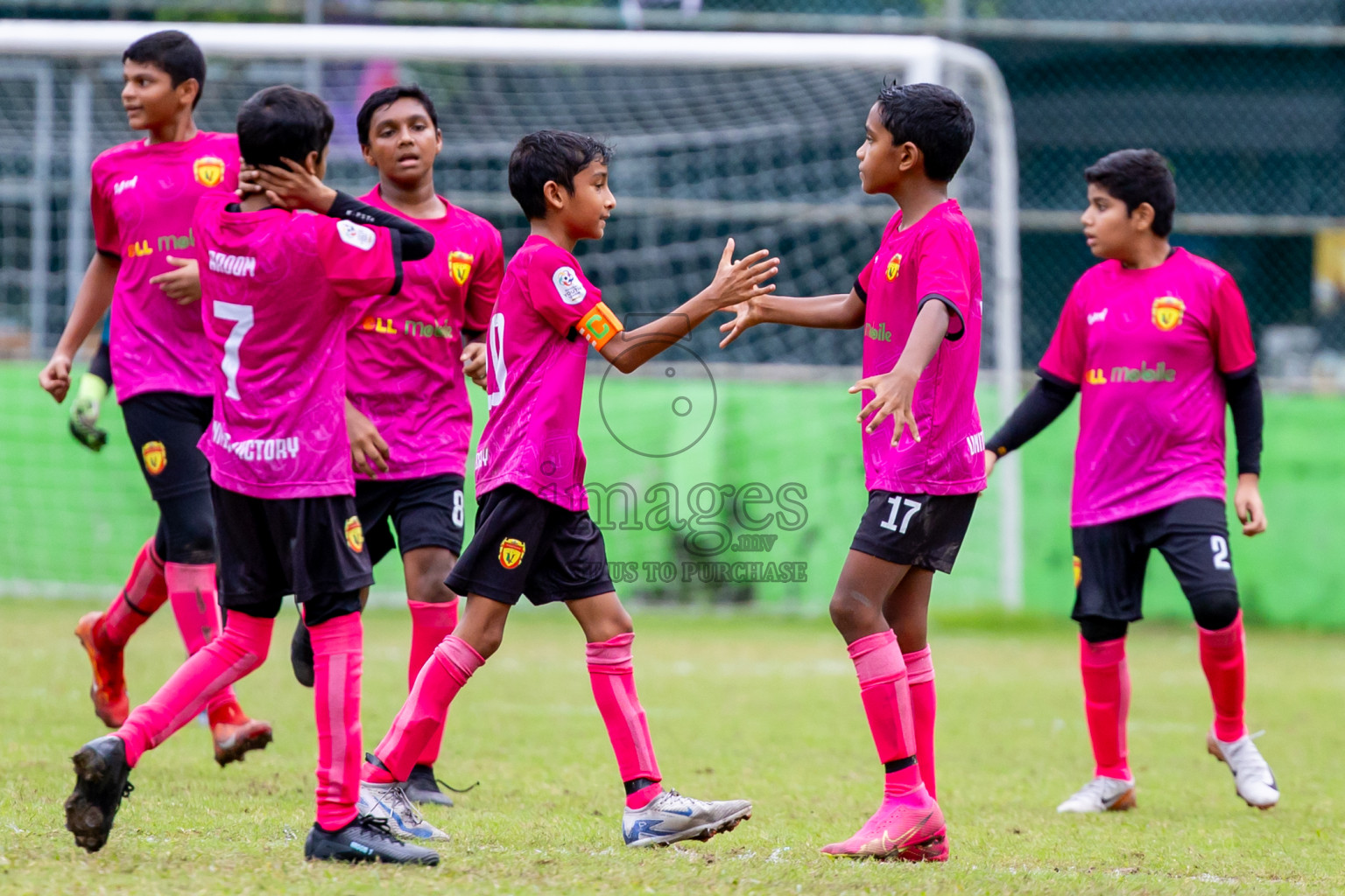 Club Eagles vs United Victory (U12) in Day 11 of Dhivehi Youth League 2024 held at Henveiru Stadium on Tuesday, 17th December 2024. Photos: Nausham Waheed / Images.mv