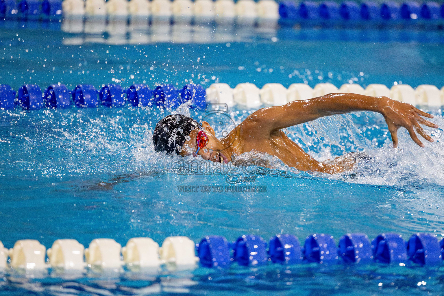 Day 4 of National Swimming Championship 2024 held in Hulhumale', Maldives on Monday, 16th December 2024. Photos: Hassan Simah / images.mv