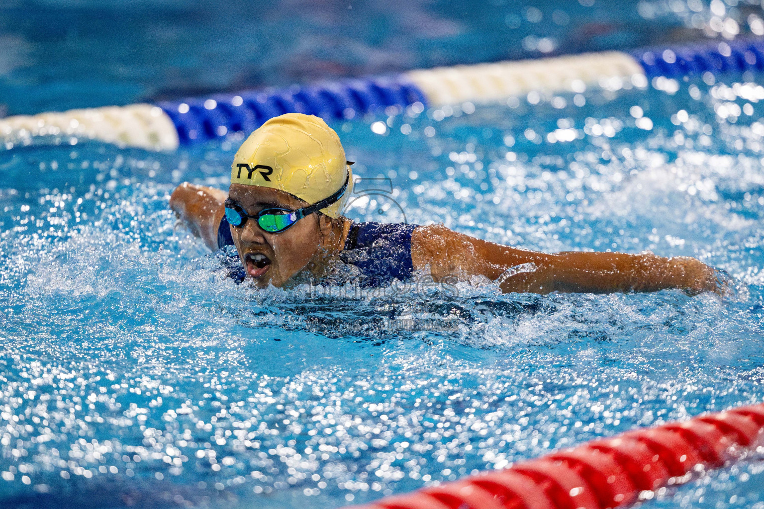 Day 4 of National Swimming Championship 2024 held in Hulhumale', Maldives on Monday, 16th December 2024. Photos: Hassan Simah / images.mv