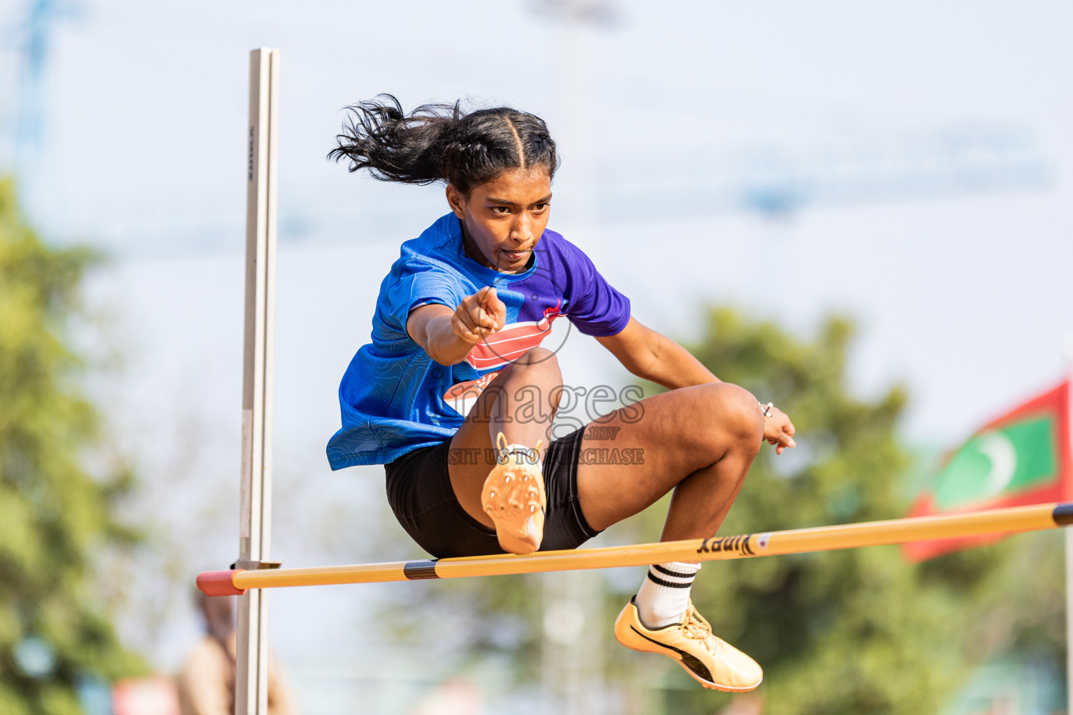 Day 1 of National Athletics Championship 2025 was held at Ekuveni Running Ground in Male', Maldives on Thursday, 14th August 2025. Photos: Areef Adam / images.mv