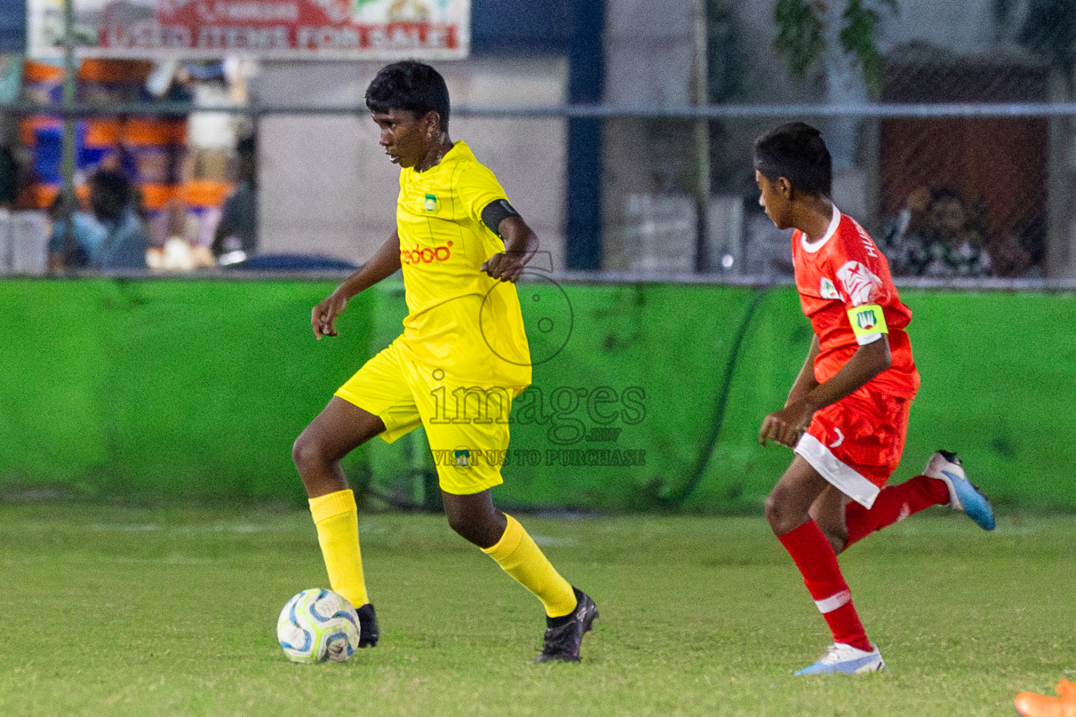 Maziya vs Hurriya (U12) in Day 4 of Dhivehi Youth League 2024 held at Henveiru Stadium on Thursday, 28th November 2024. Photos: Shuu Abdul Sattar/ Images.mv