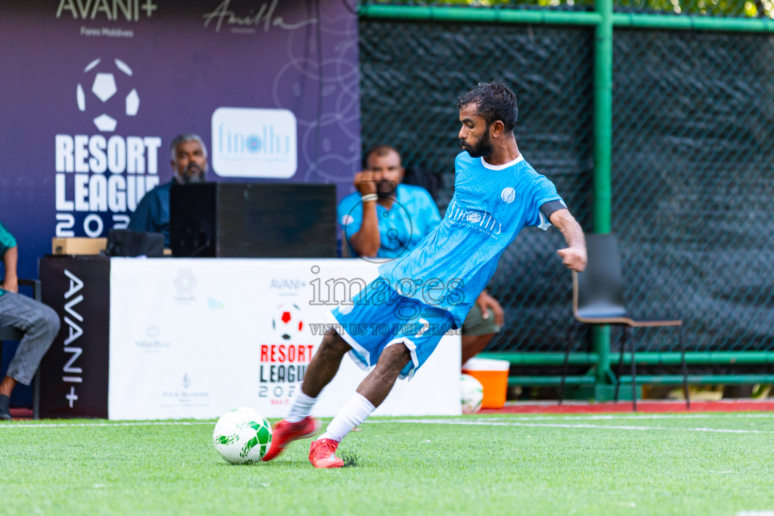 FINOLHU VS FOUR SEASONS LANDAA GIRAAVARU in Semi Finals of Resort League 2025 (Baa Zone) was held on Wednesday, 16th July 2025 in Avani+ Fares Maldives Resort, Baa Atoll, Maldives. Photos: Areef Adam / images.mv